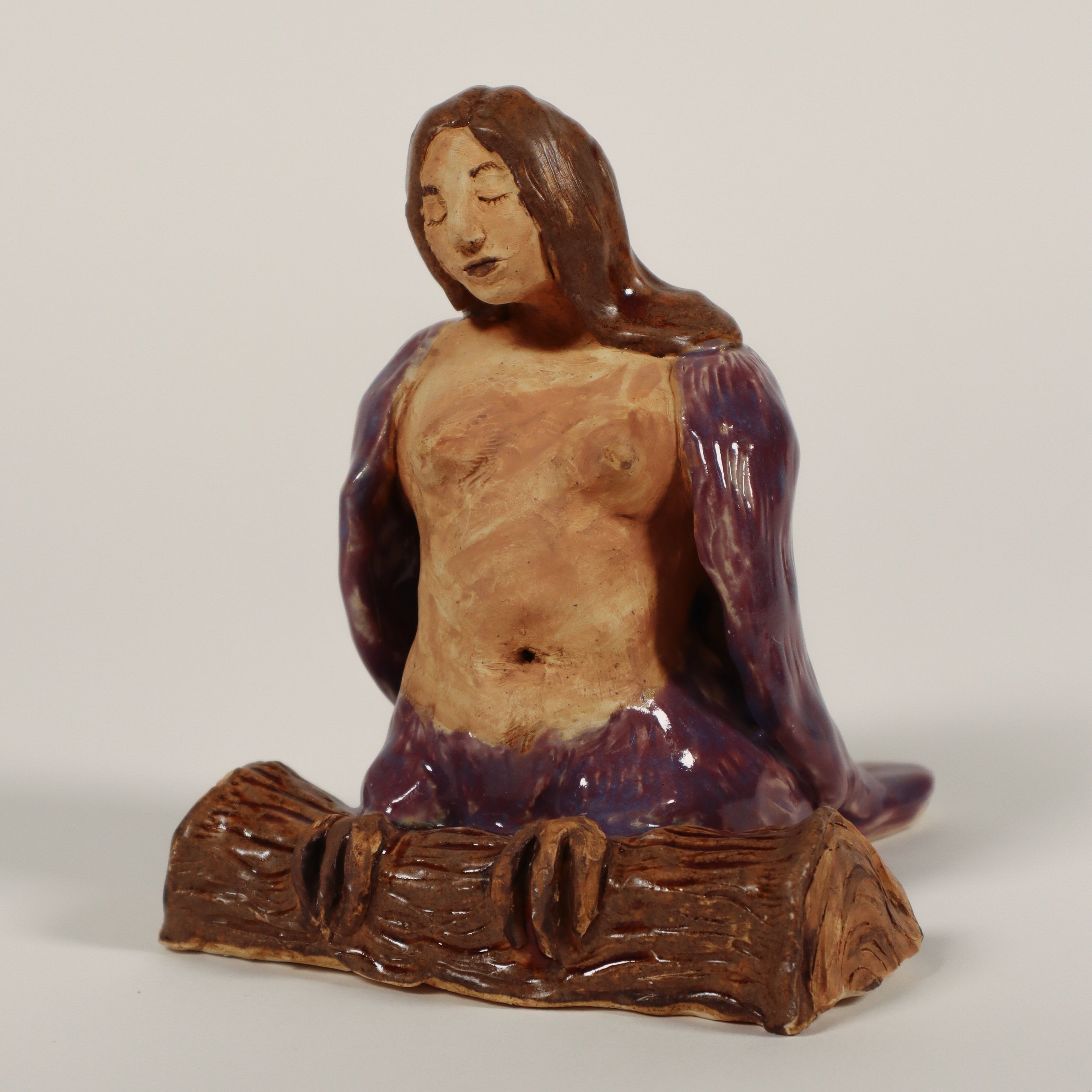 Glaze and oxide wash on stoneware, Fall 2025