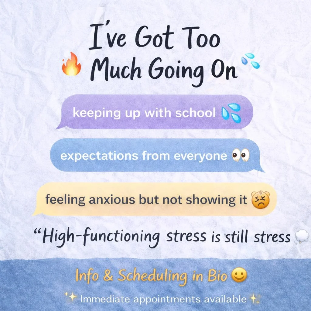 You can get good grades, play the sport, show up for everyone, and still feel overwhelmed.

That doesn&rsquo;t make you dramatic.
It makes you human.

Support is available.