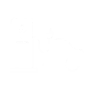 A simple black-and-white line drawing of an old-fashioned desktop computer with a monitor, tower, and keyboard.