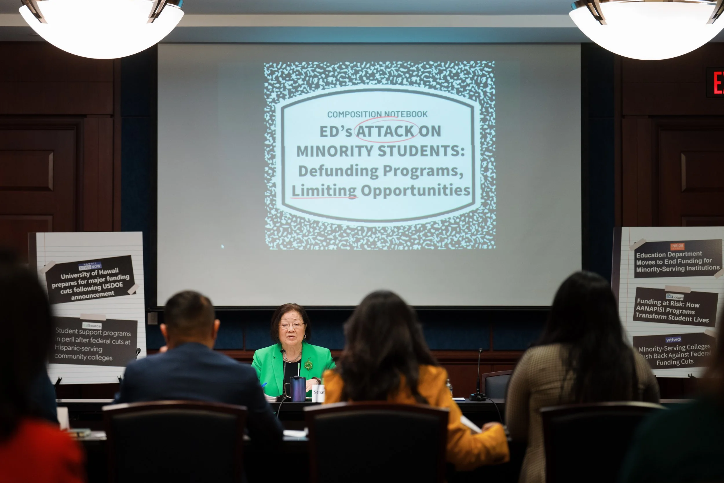 Hirono Holds Spotlight Forum on Trump’s Dangerous Attacks on Minority Students