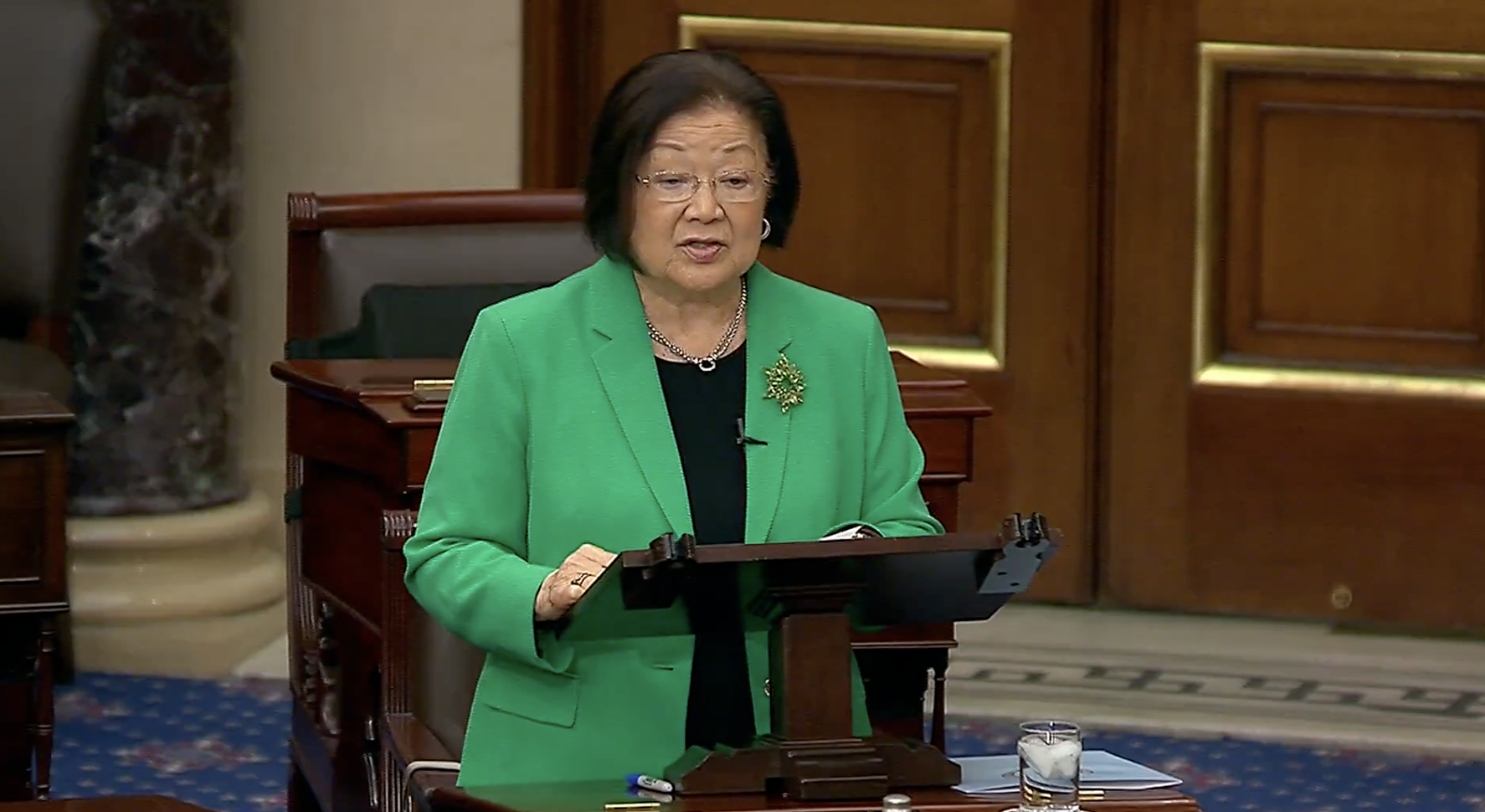 On Senate Floor, Hirono Celebrates Mahina Olelo Hawaii