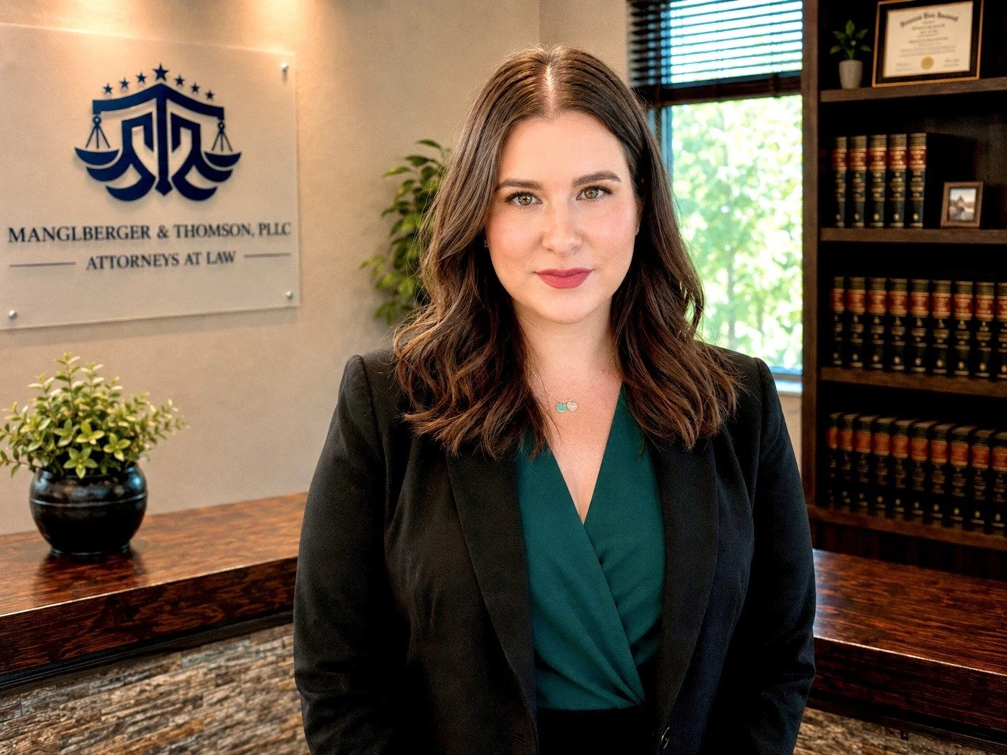 Bandera County, Texas, Attorney Stephanie Thomson, founding partner of Manglberger & Thomson, PLLC.