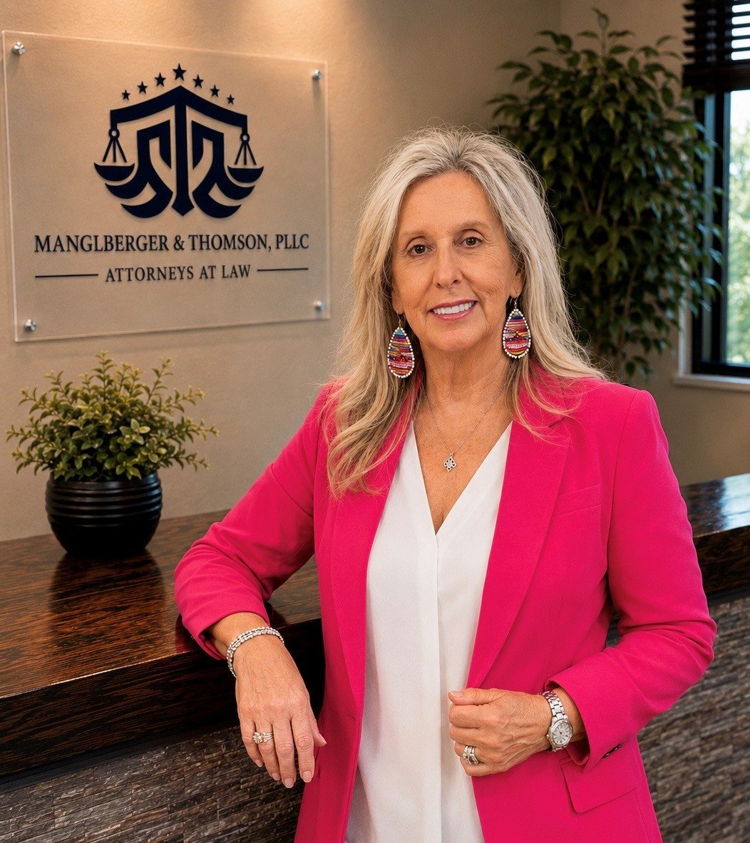 Elma Jepson, legal assistant, office manage, and notary public for Manglberger & Thomson, PLLC.