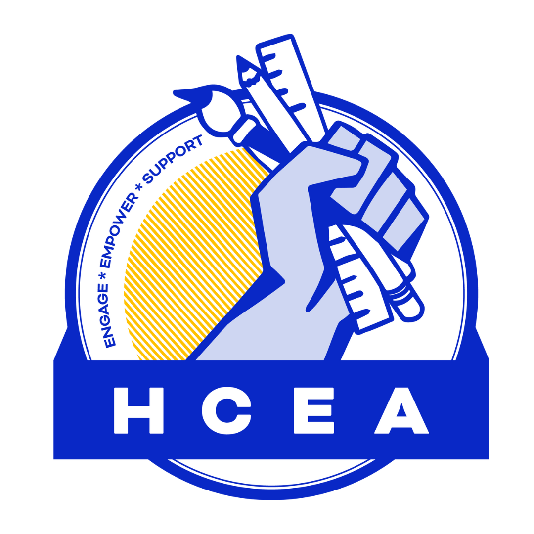 Howard County Education Association (HCEA) logo. Howard County Teacher's Union