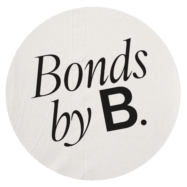 Logo with text 'Bonds by B.'