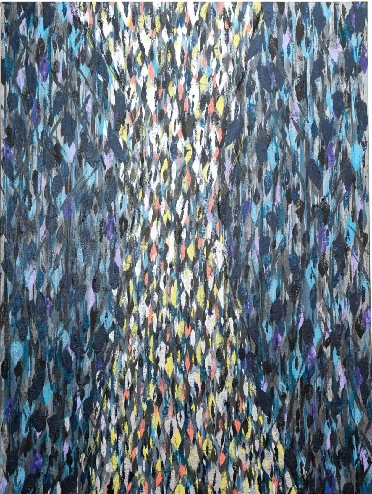  
   Symphony of an Immigrant  
   2014–2025 
   Acrylic, ink, and oil on canvas. 
   48 × 36 in 

 
   
    PRINT
   


     INQUIRE 
   
 