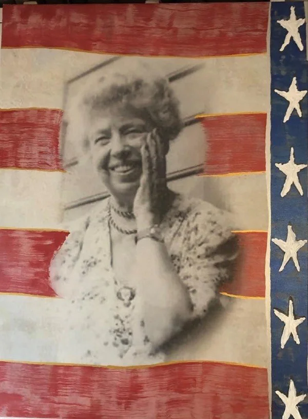 A Wish for Those I Love. Mixed media photo collage on canvas. 36 × 30 in