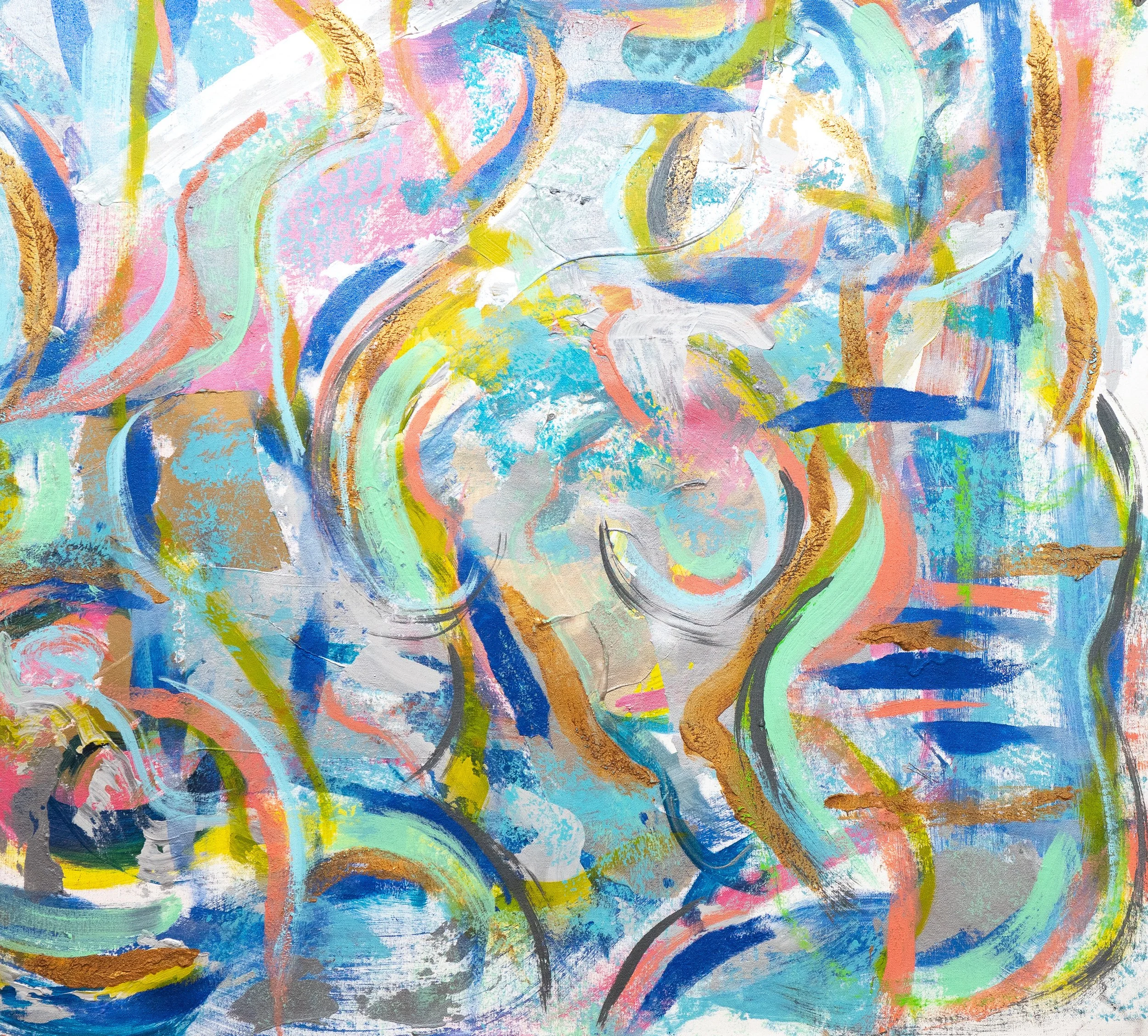 KD 2025 Acrylic on Canvas Mounted on Board  40 x 36