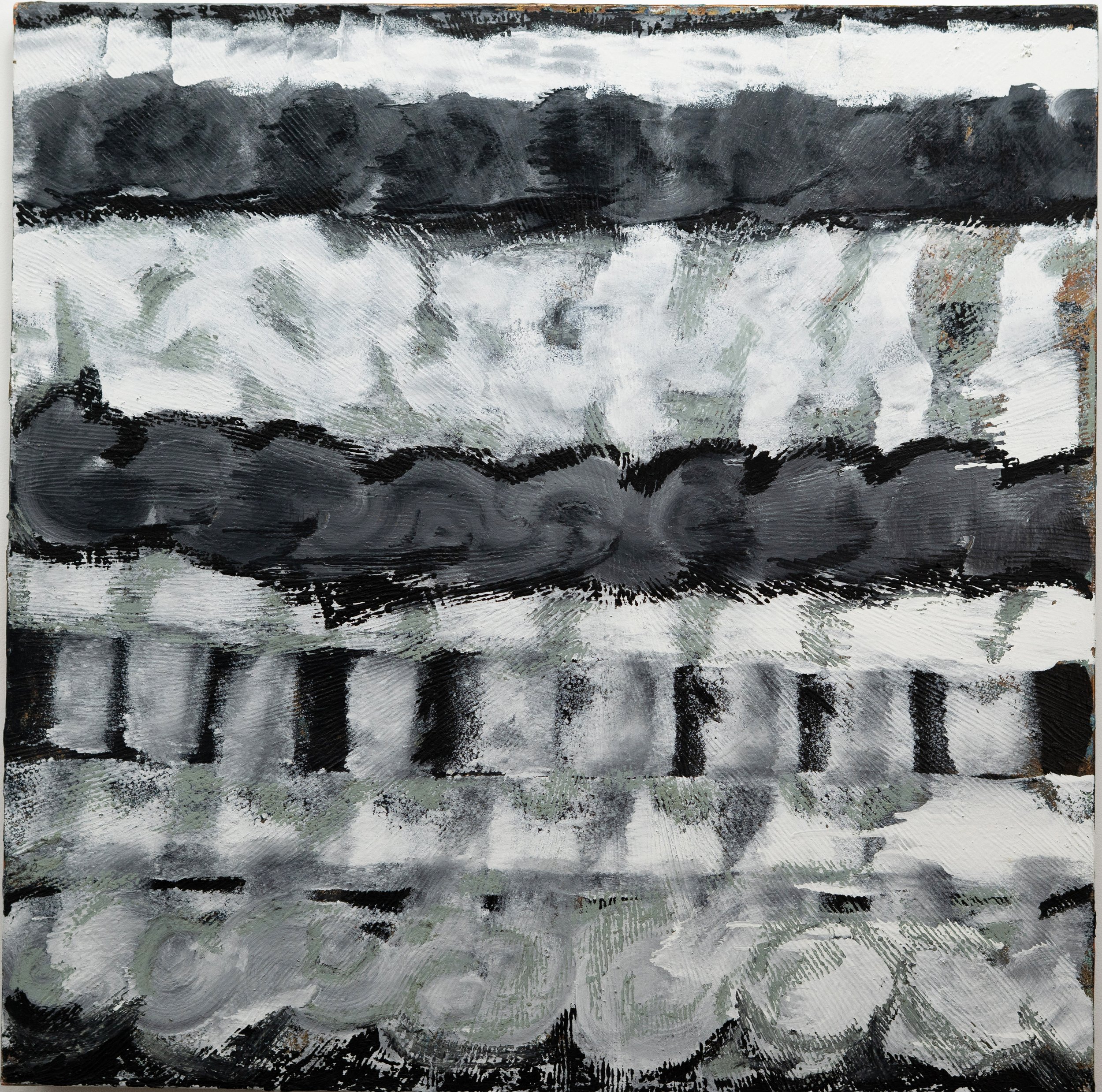 Seven Days   2009 Acrylic, Oil and Canvas.  24 x 24