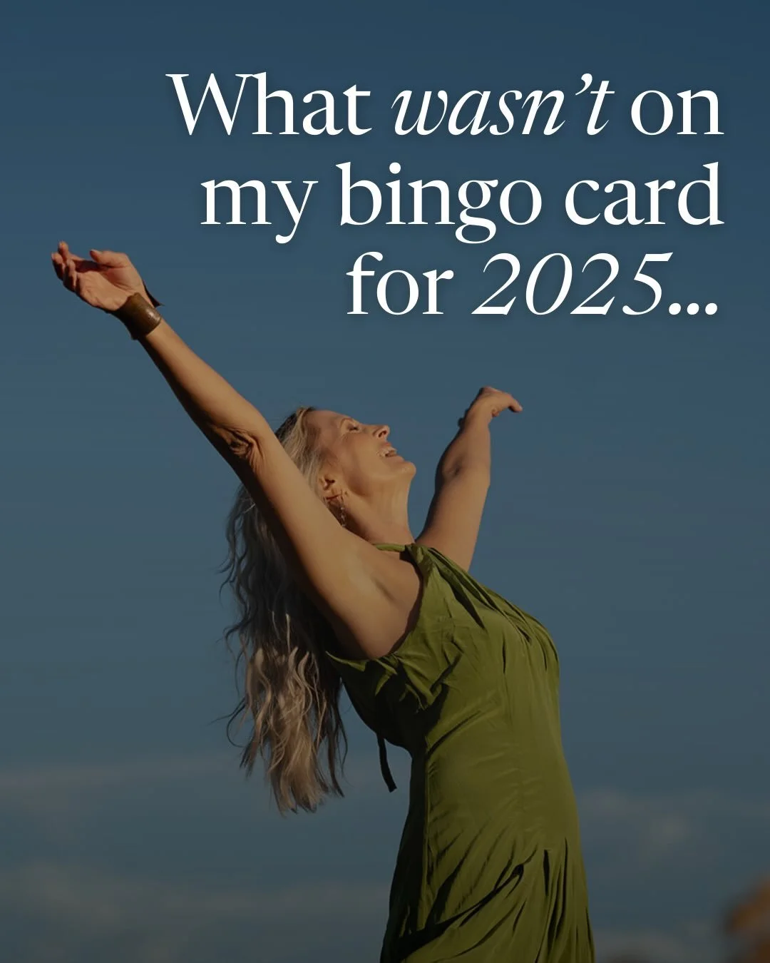 What wasn&rsquo;t on my bingo card for 2025 was just how mystical it would be.

Not subtle.
Not metaphorical.
Not something I can neatly summarize or rationalize.

This year felt like one long initiation.
The kind that rearranges your inner world and