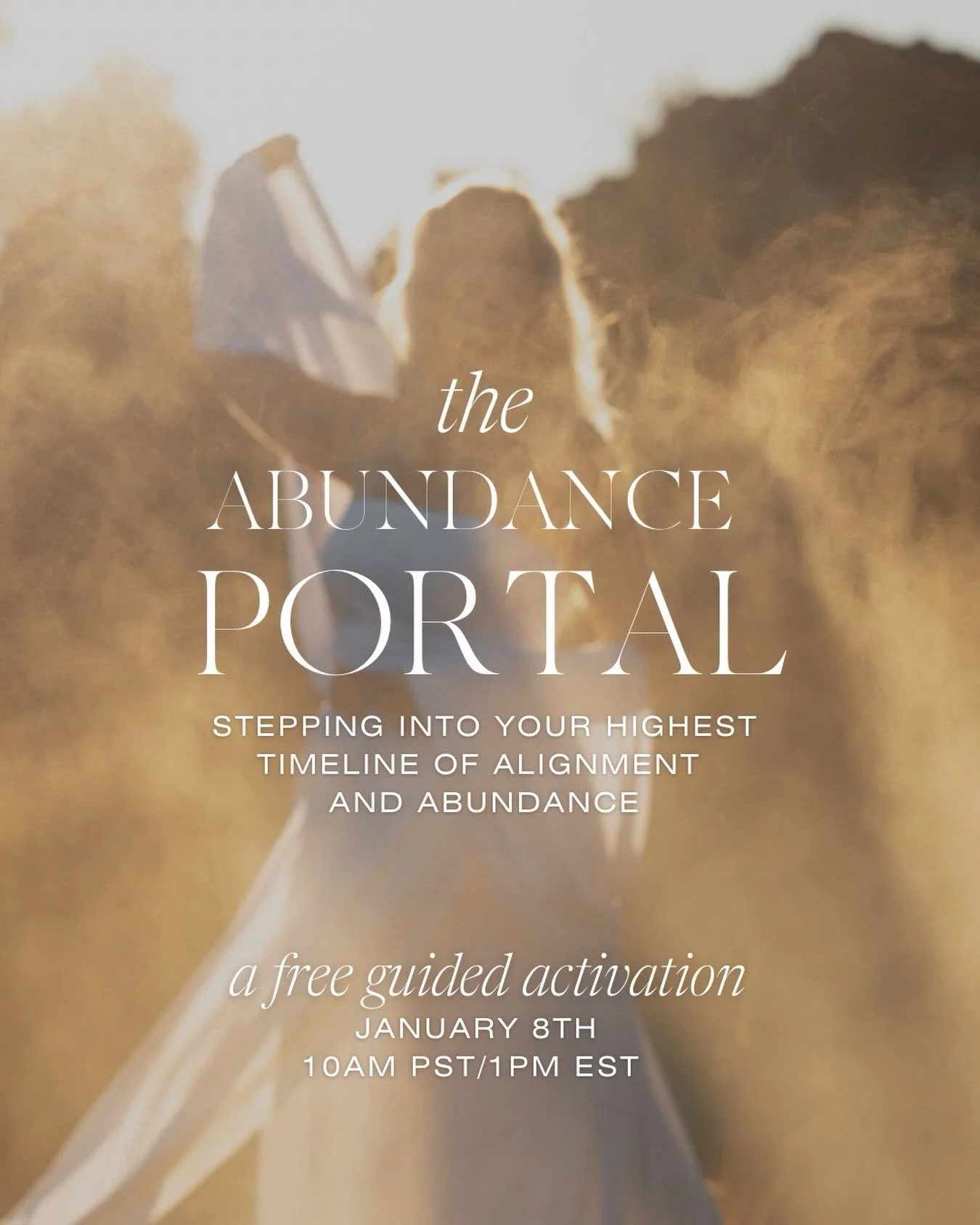 As 2025 closes and 2026 opens, many of us can feel that something is shifting.

Not loudly. Not dramatically.
But in the way we are being asked to carry ourselves forward.

I&rsquo;m sharing a FREE Light Language activation called The Abundance Porta
