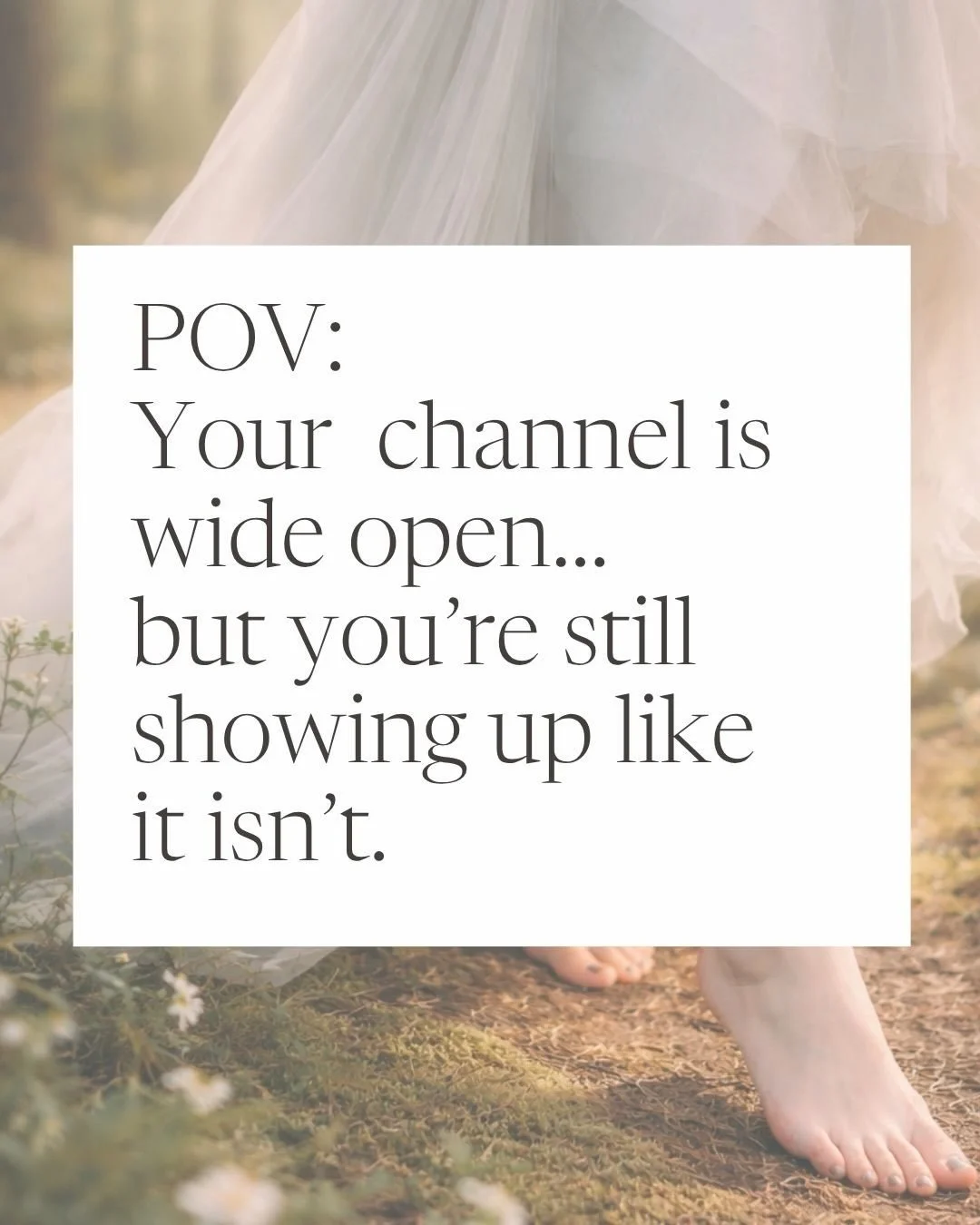 You felt it open&hellip;
and then you softened it before anyone could feel it the same way.

Not because you&rsquo;re not ready.
Because you&rsquo;re still adjusting to being seen in that level of your power.

This is the work we move through inside 
