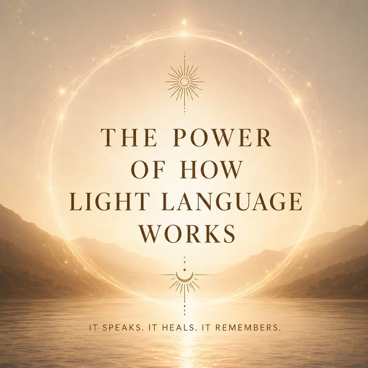 With Venus and Jupiter meeting in Cancer this week, I had a beautiful opportunity to do what my triple Cancer heart loves most.

I made my tea, settled in with Spirit, and spent the morning in my channel.

At some point, a transmission about light la