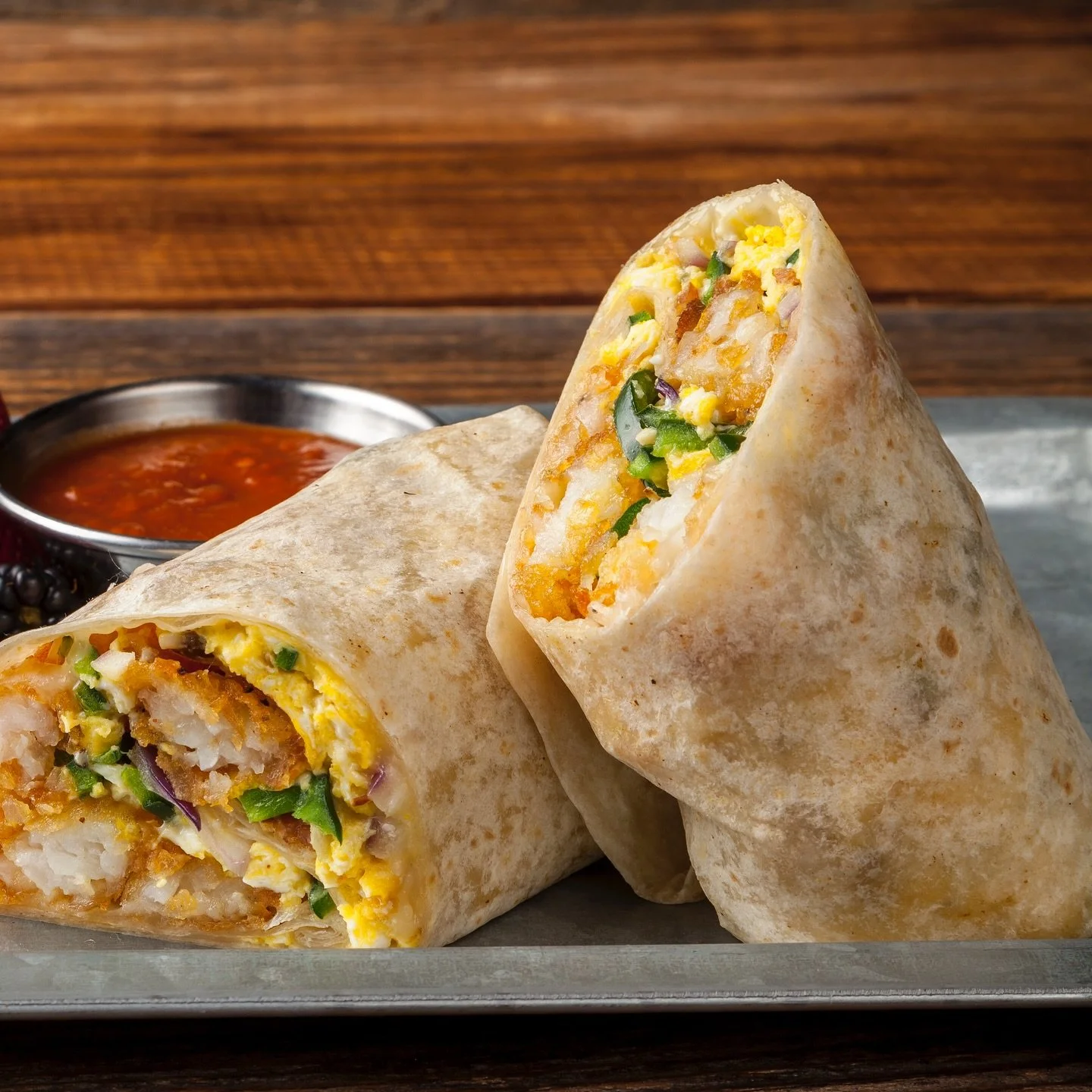 Raymond&rsquo;s Hangover Breakfast Burrito &mdash; available all day long for the late risers and the &ldquo;breakfast for dinner&rdquo; lovers 🍳