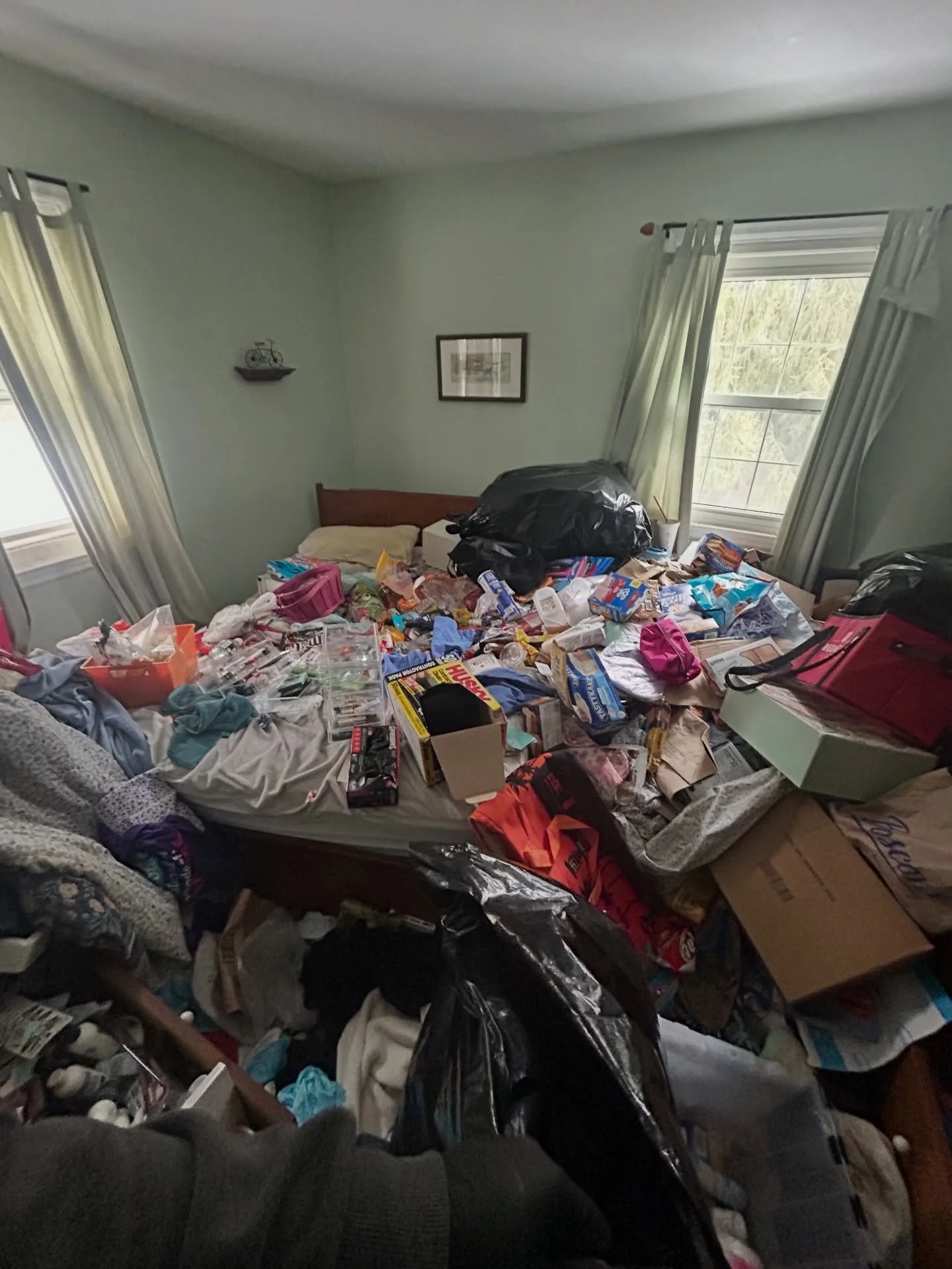 Multi-Room Cleanout &amp; Property Reset

This project involved several bedrooms that had become heavily cluttered with personal items, household goods, and debris. The rooms had very limited usable space and required full sorting, removal, and clear
