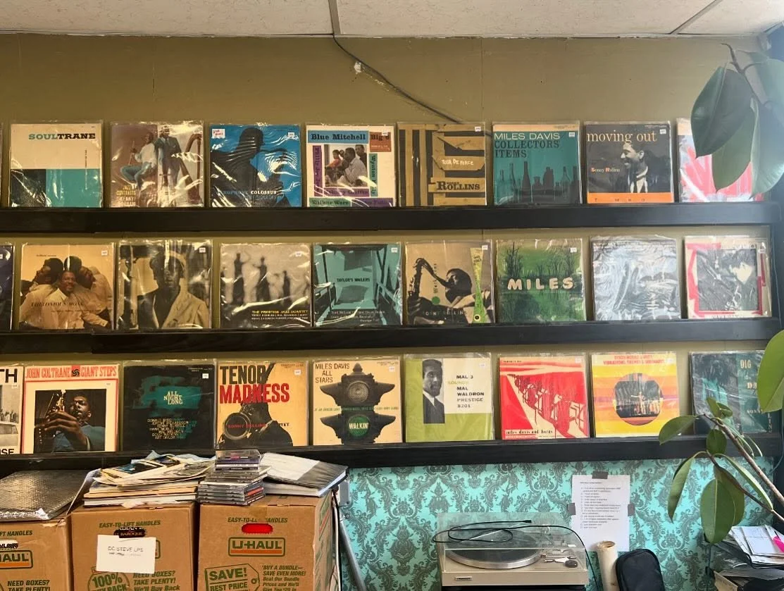 New jazz wall. Mostly prestige. Mostly first press and mostly super clean.