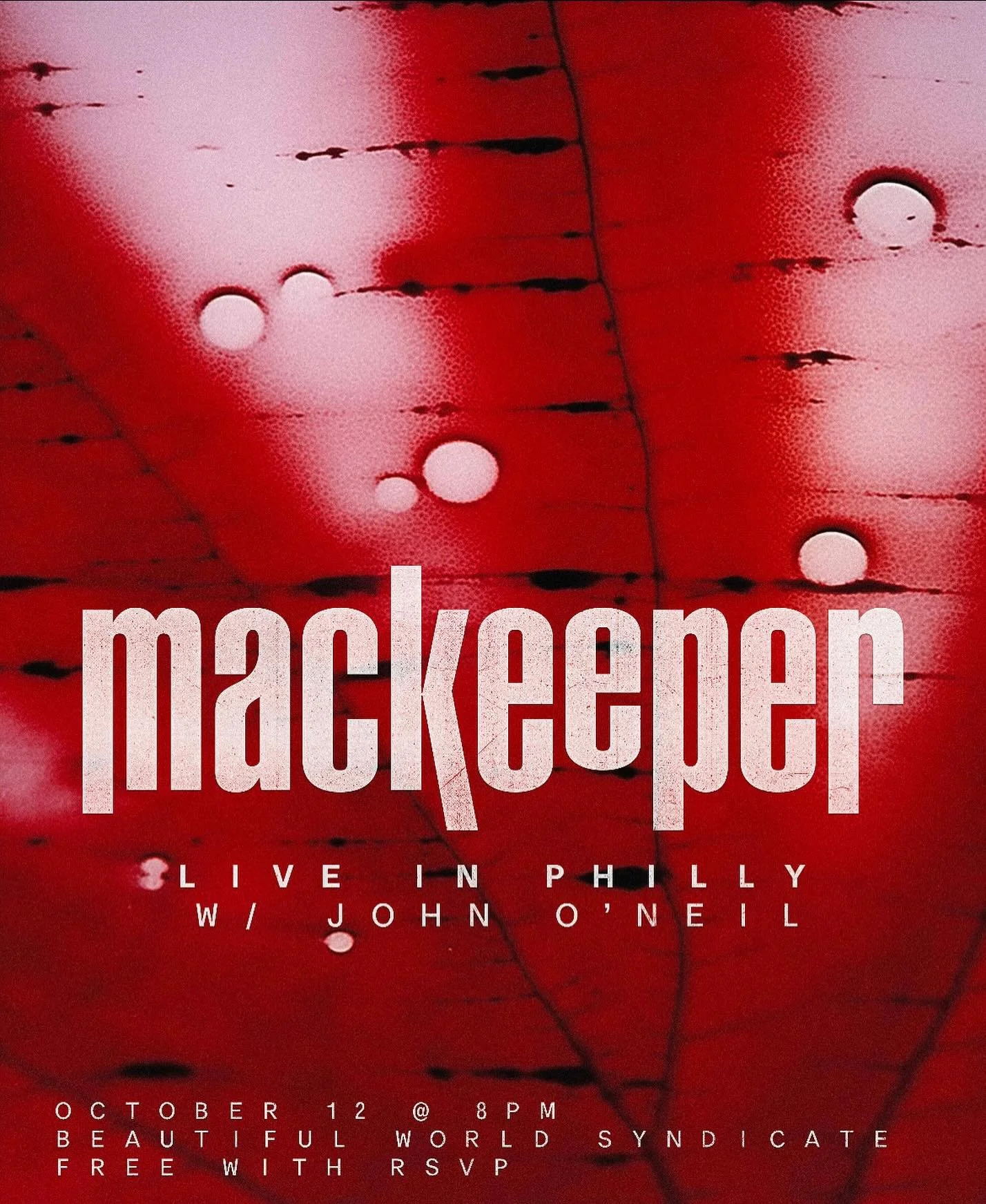 Cool show this Sunday at the shop! 8pm