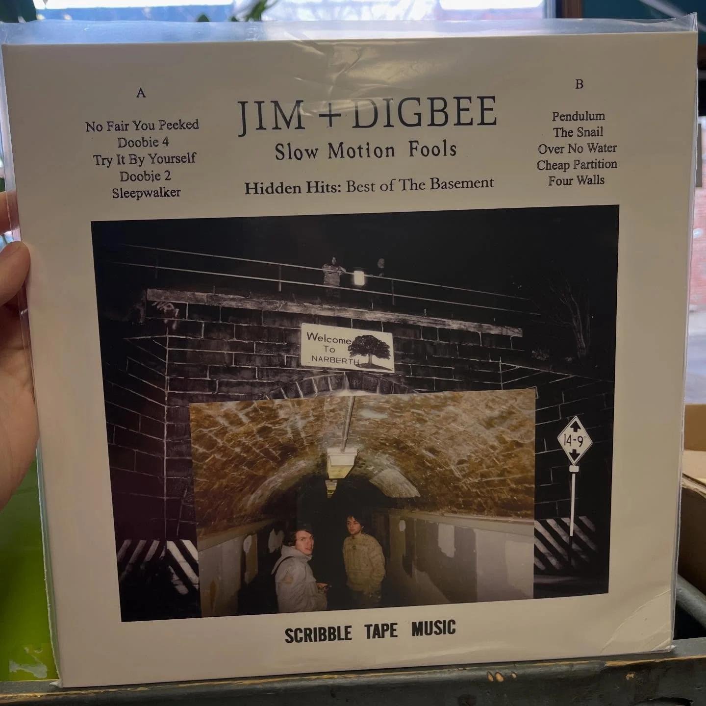 NOW IN STOCK: Jim + Digbee &ldquo;Hidden Hits: Best of the Basement + Sand 16&rdquo; 
A beautiful collection of years of recordings that will appeal to lovers of friendship, home recording, and the archives we cultivate. Tape music recorded between 2