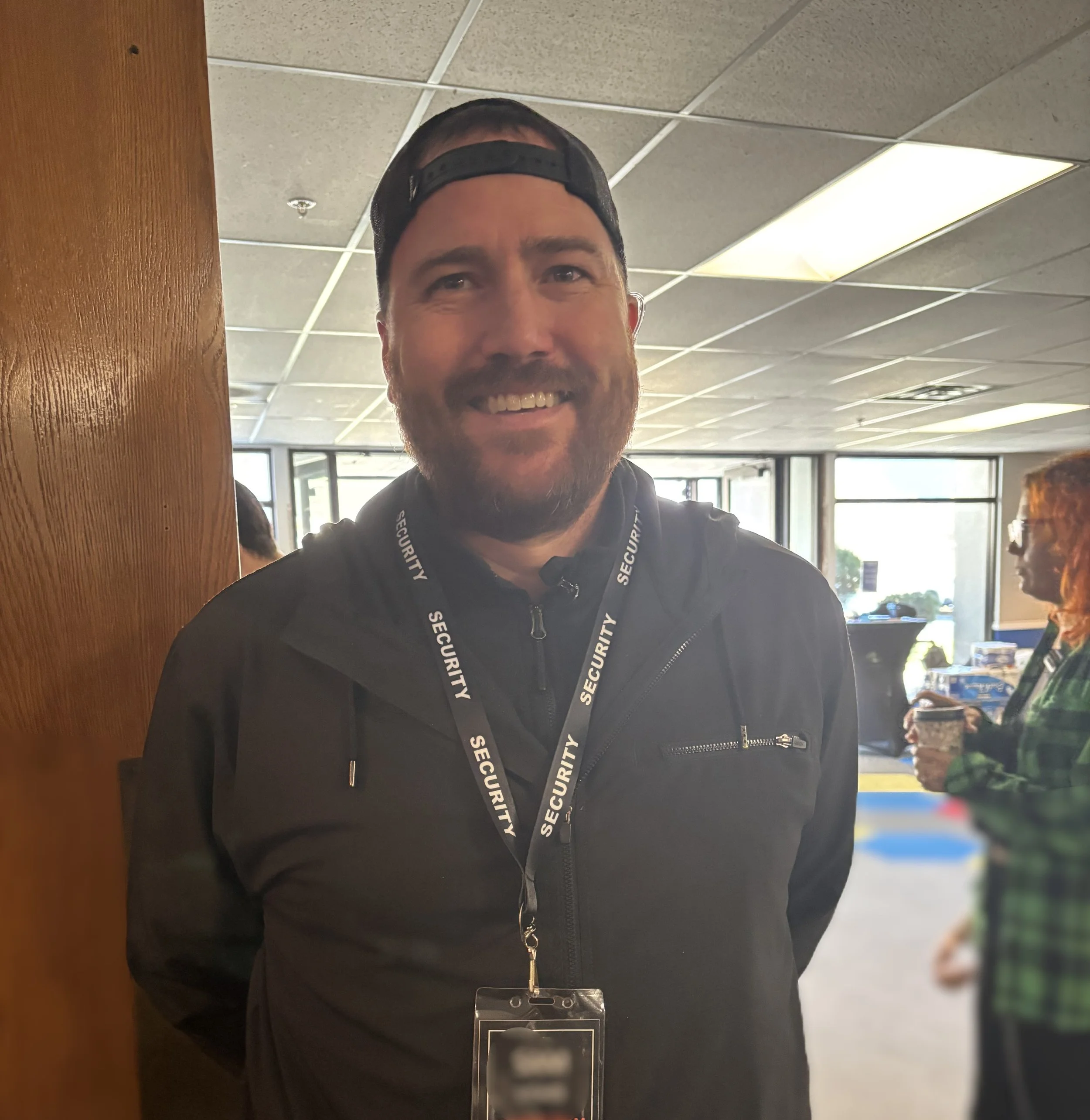 Utah Church Security Training. Safety Program, smiling happy shepherd protecting the flock