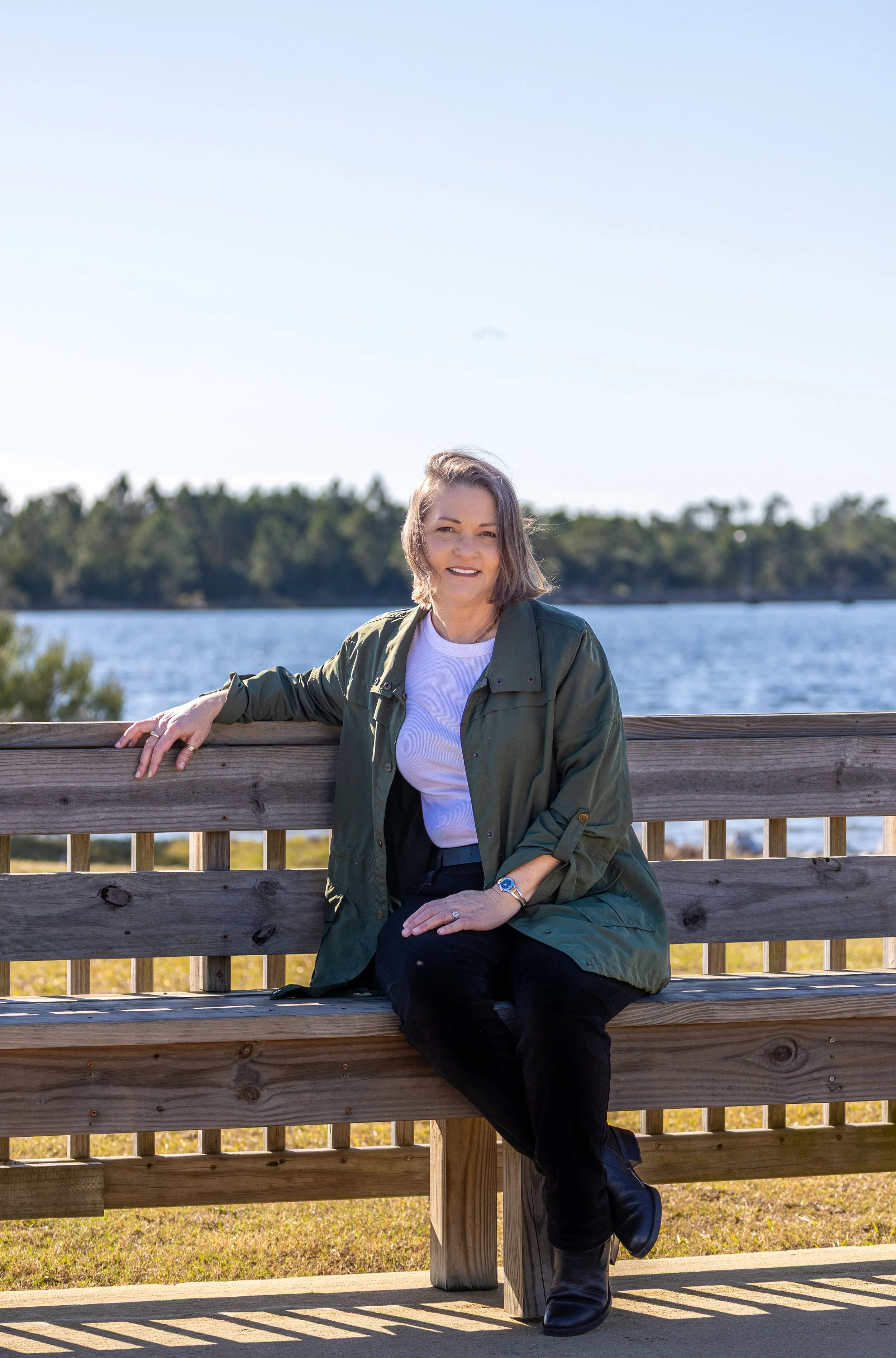 Angelia Berry, a licensed psychologist specializing in therapy for life transitions and trauma recovery in Lynn Haven, FL.