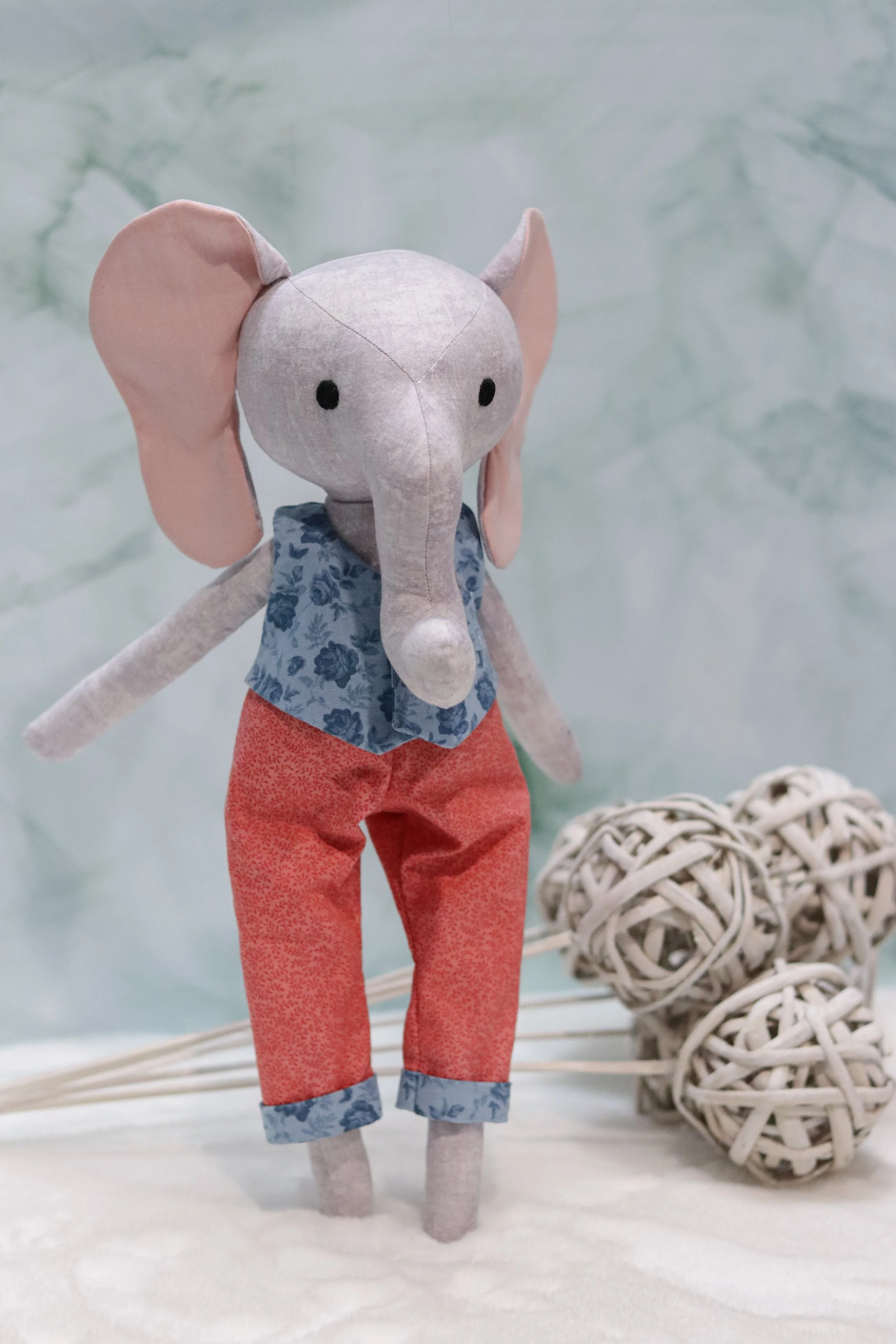 Éléphant Rêveur - Veste et Pantalon