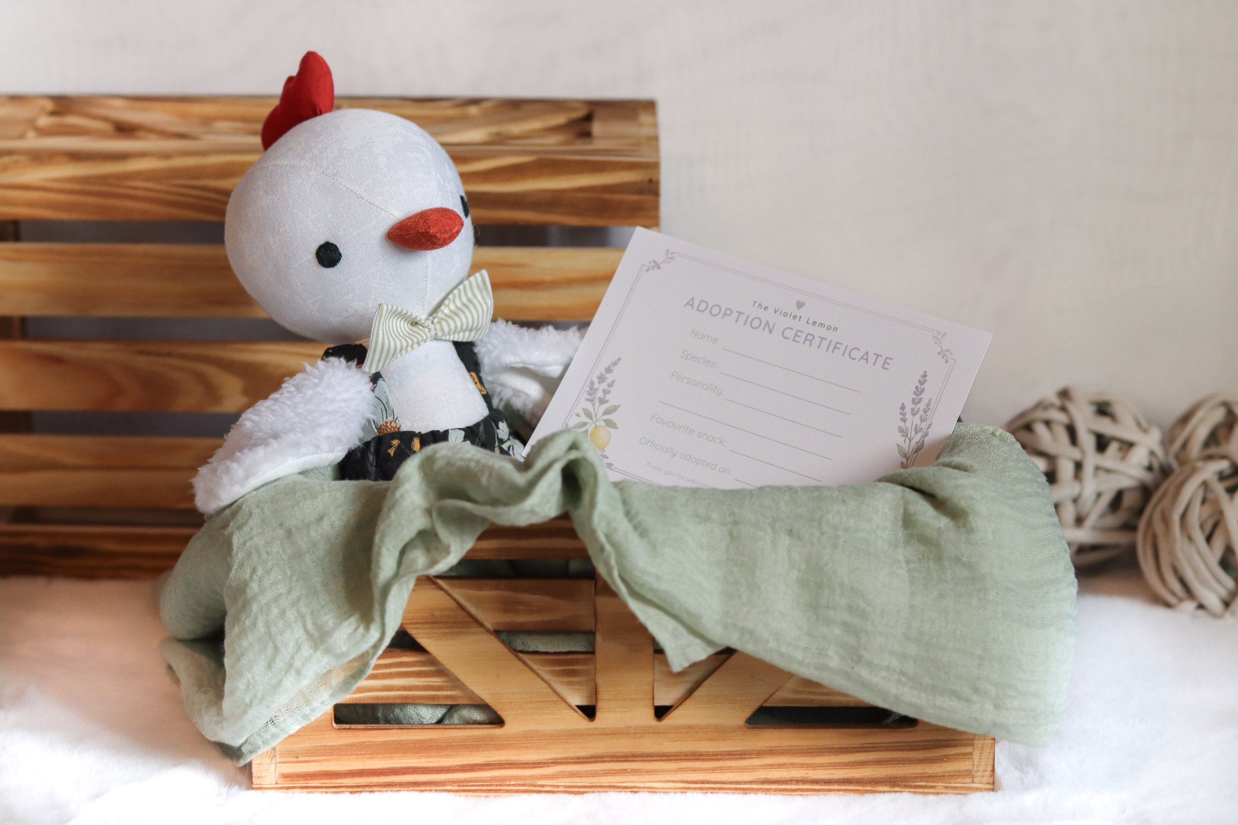 Confident Chicken - Bow Tie and Pants