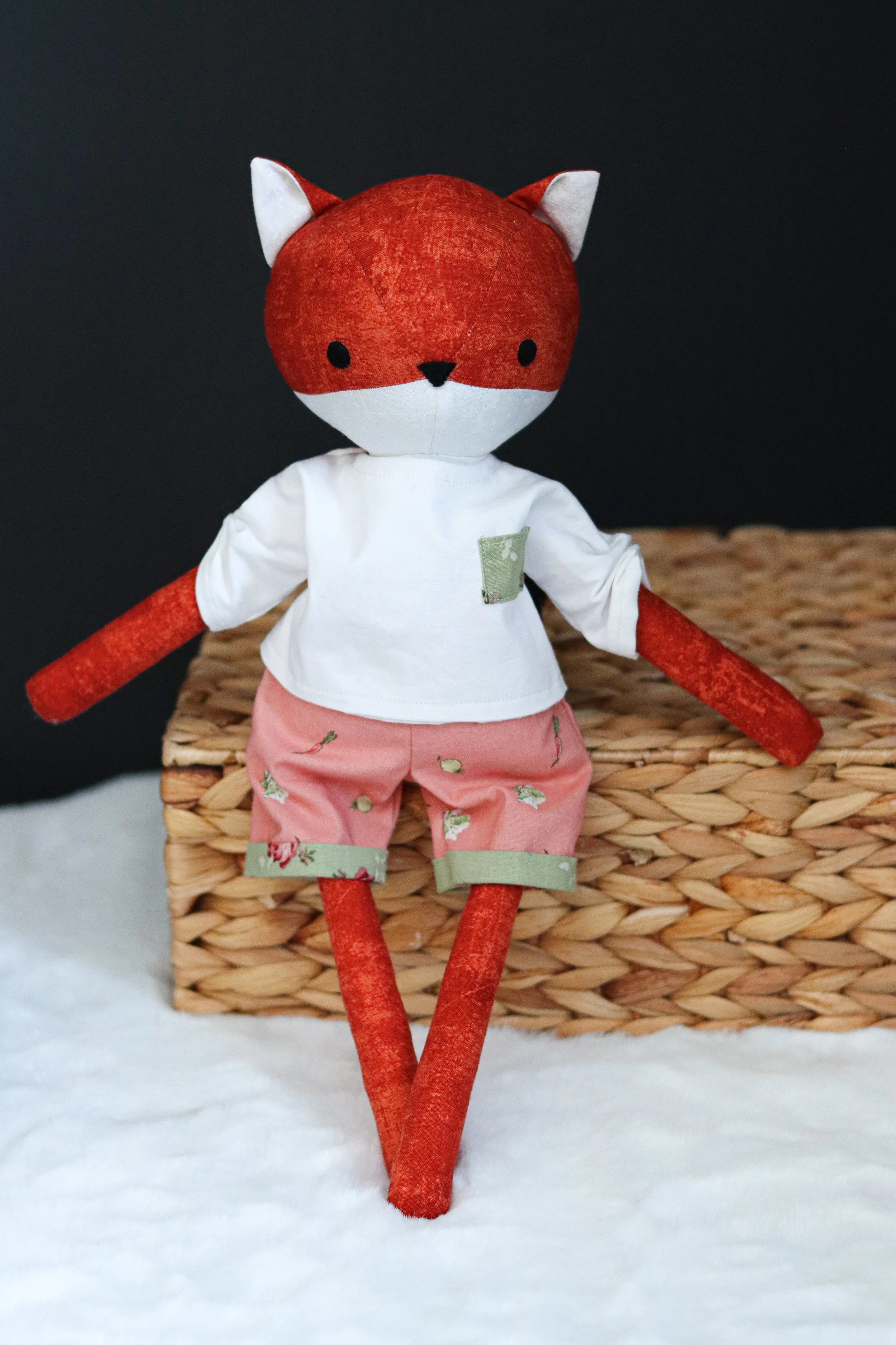 Dreamy Fox - Long Tee and Shorts