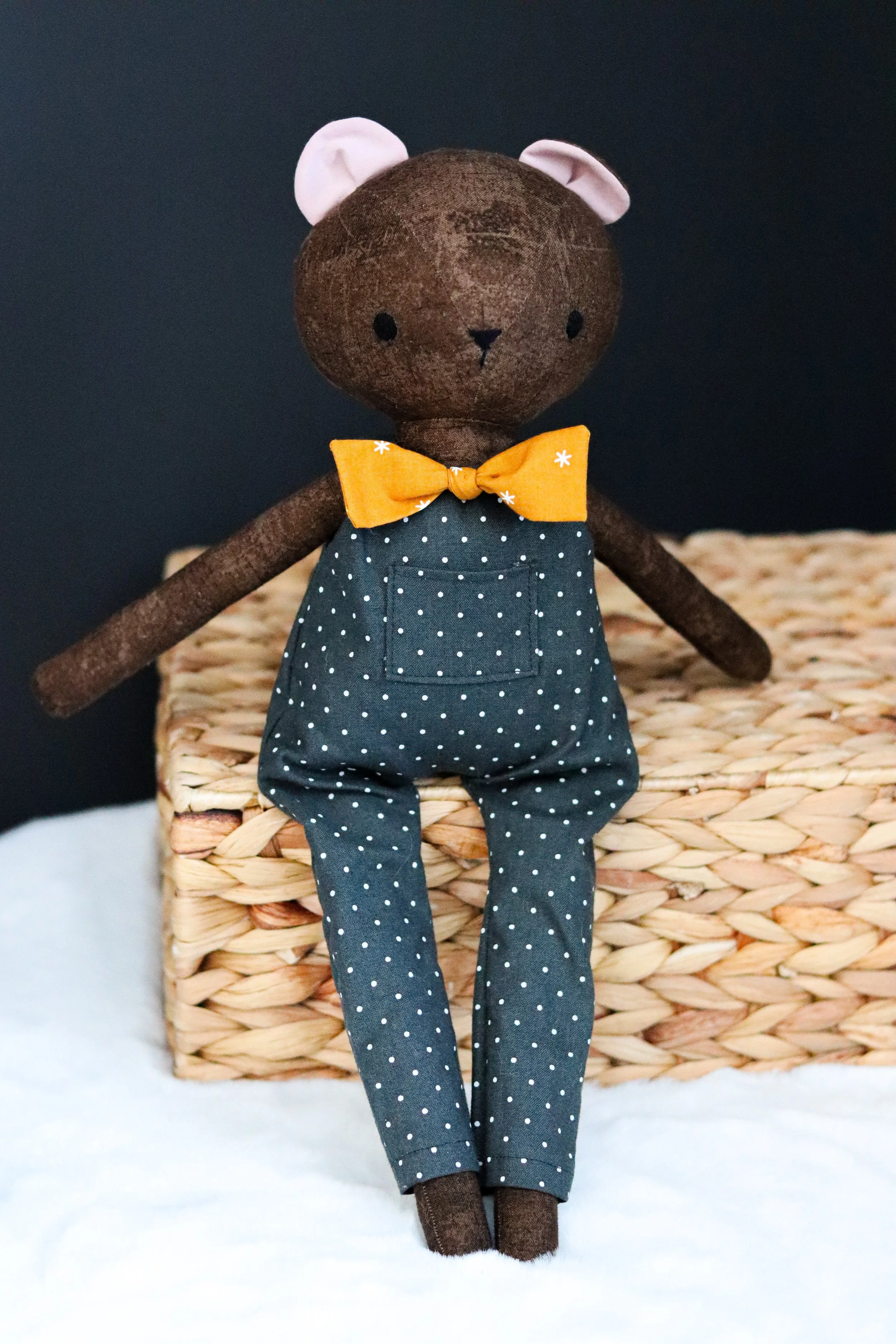Dreamy Bear - Overall with Bowtie