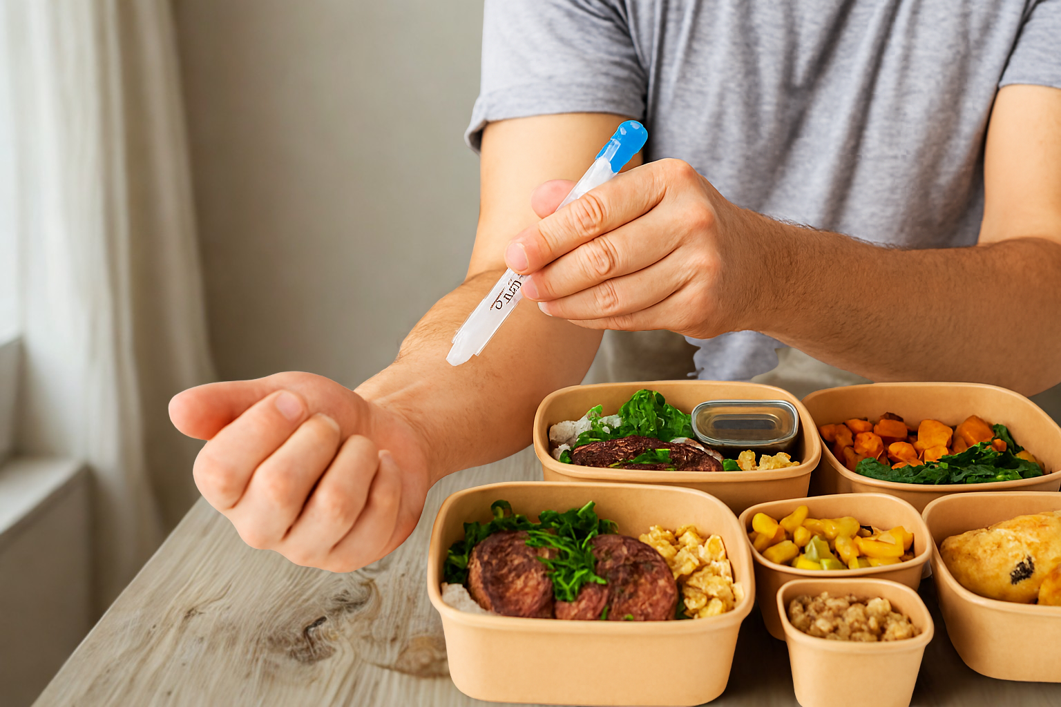 JustInc. showcases DNA blood testing combined with bespoke meal prep tailoring. A precision nutrition approach that blends science and culinary artistry, crafted for private chef services across South England.