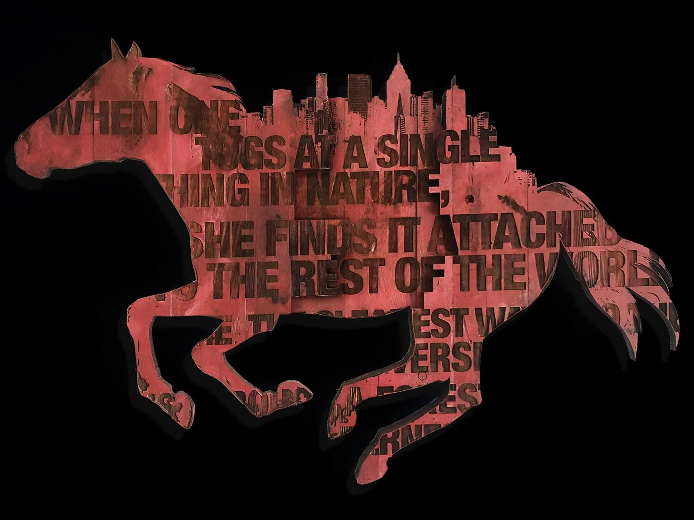 She Runs with the Burden of Opportunity - SOLD