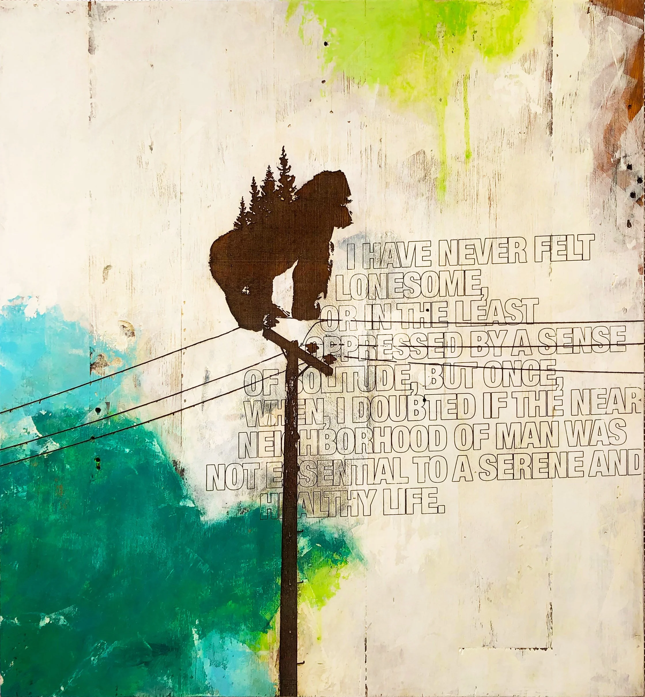 Near Neighborhood of Man (Thoreau) - SOLD