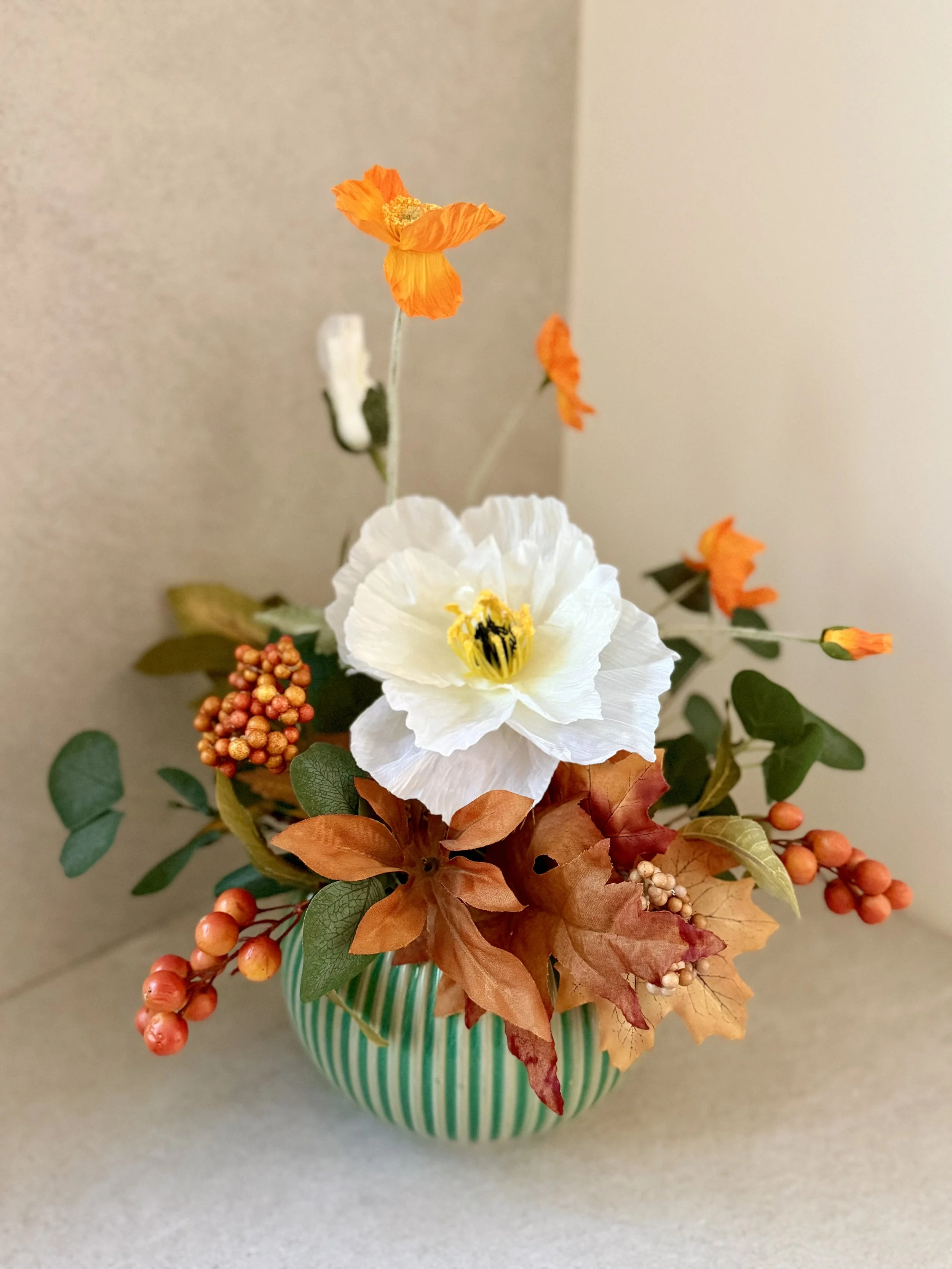 Autumn Poppies Arrangement