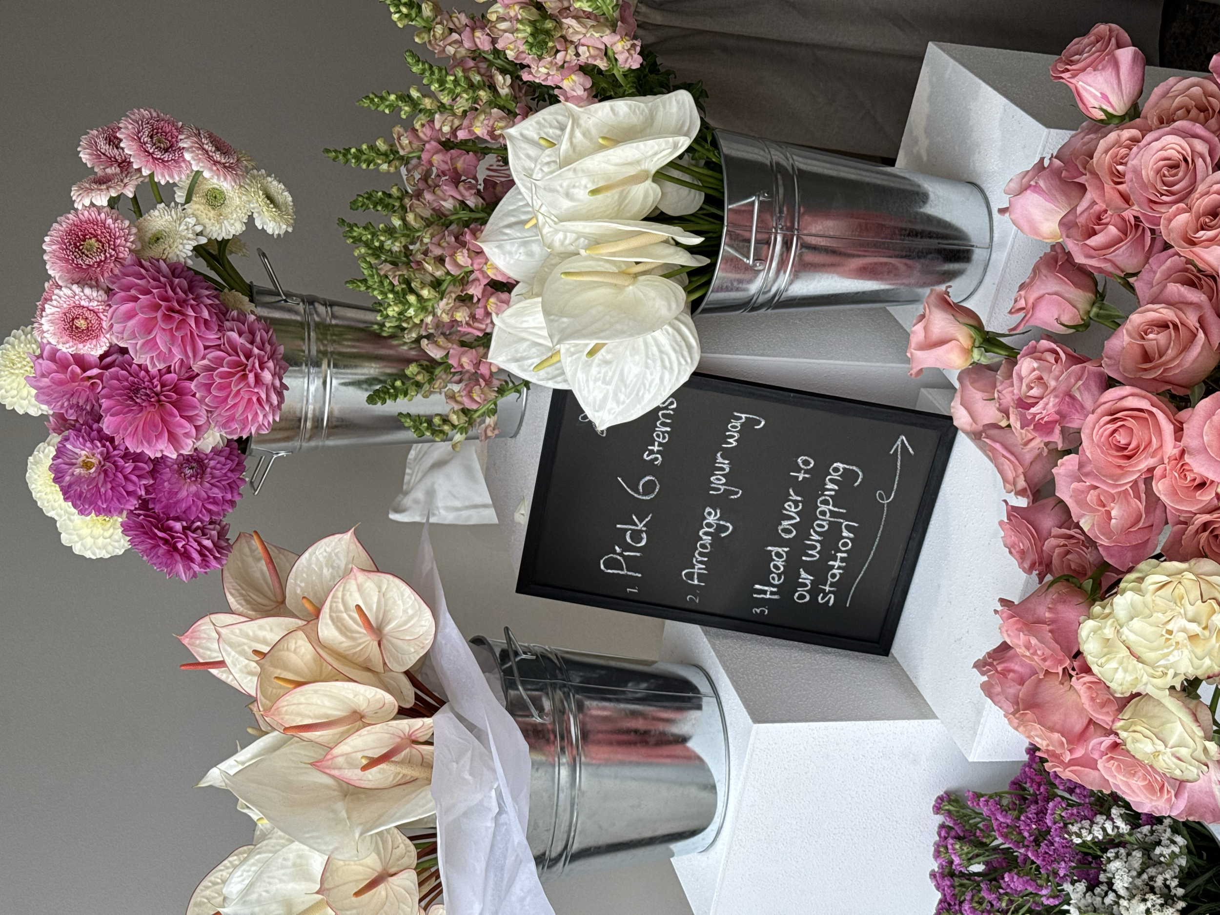 'Make your Own Bouquet' Flower Bar