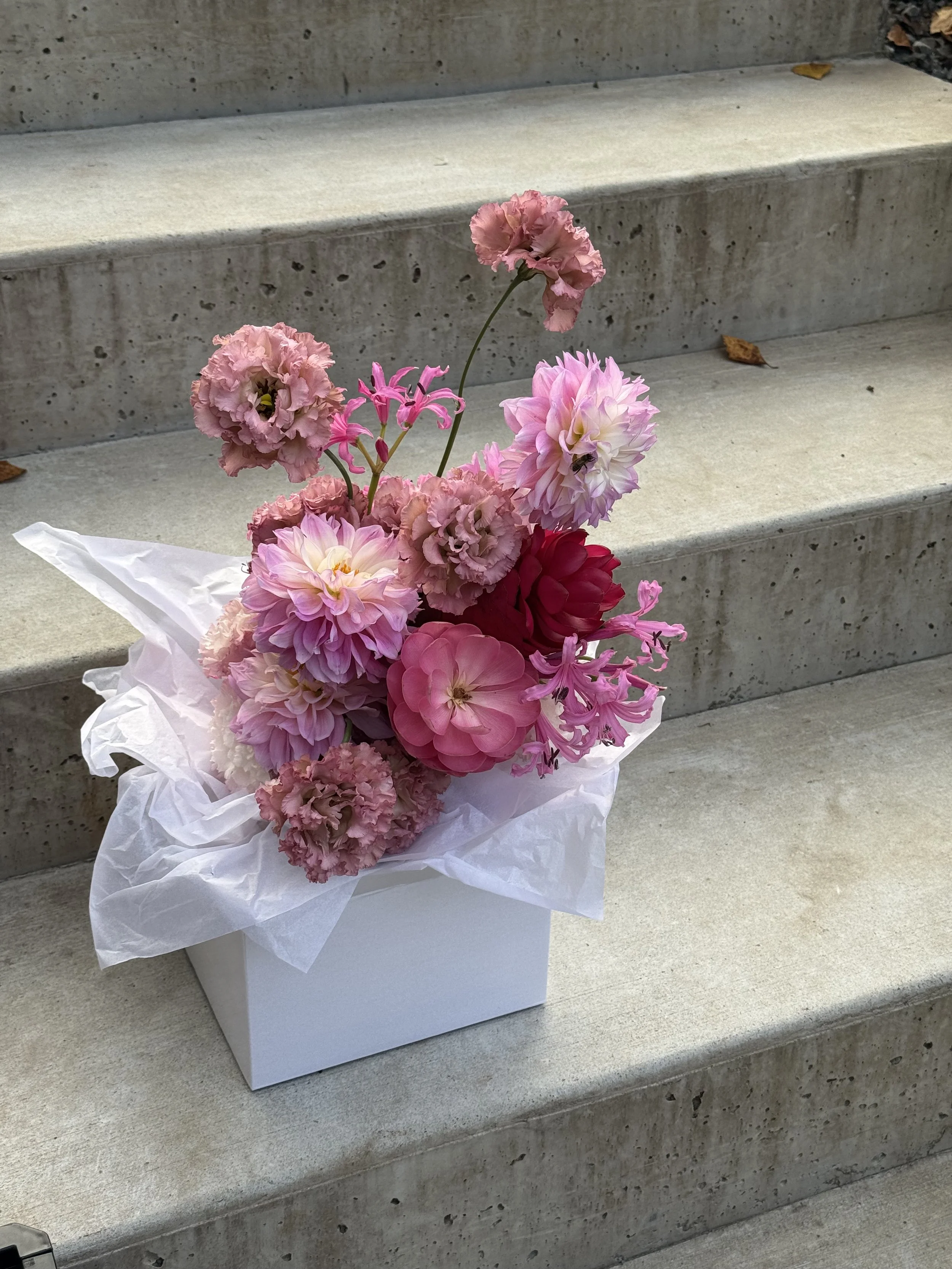 pink bridal bouquet