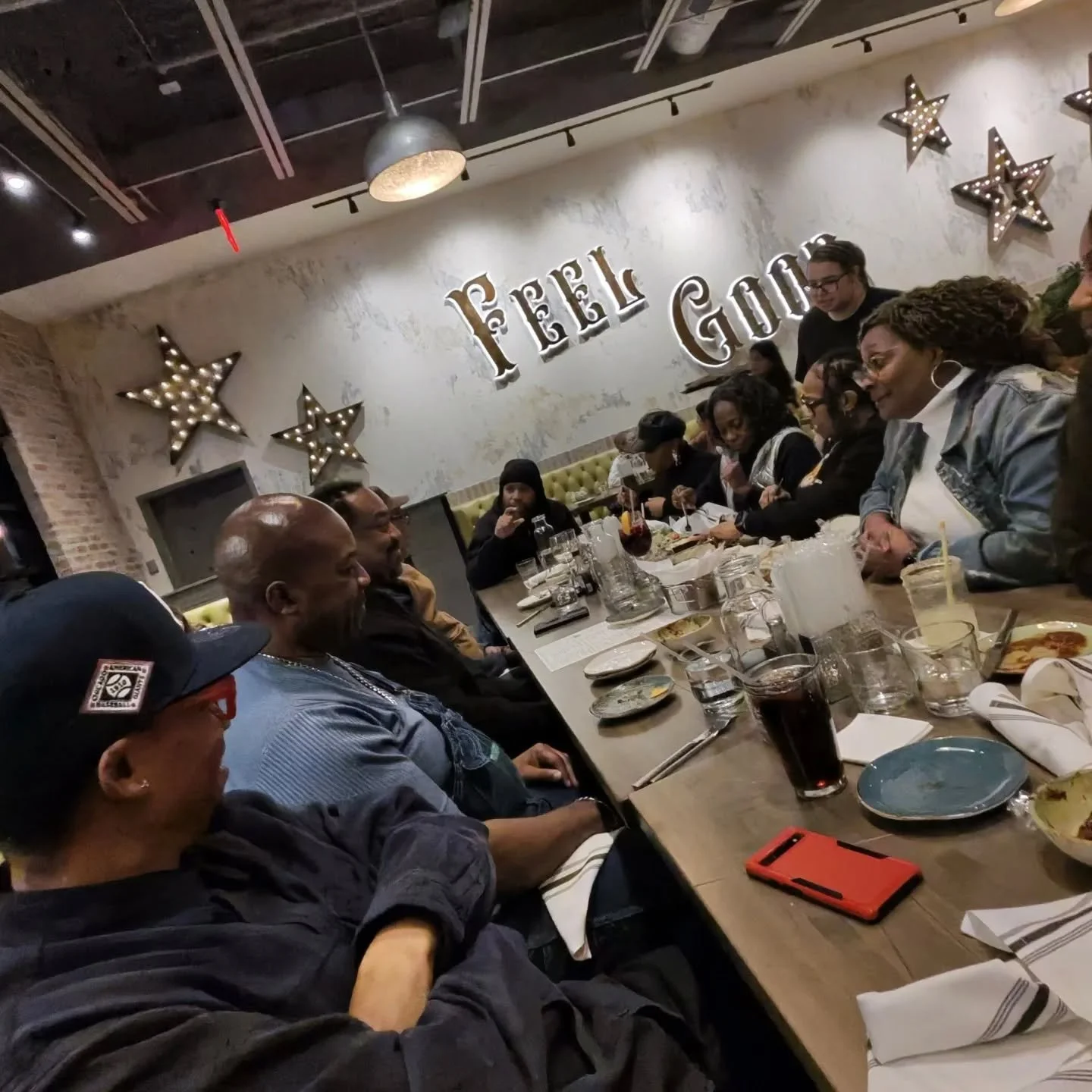 20 people showed up last night. In -7 degree weather. For tacos, frozen drinks, (3 rounds of chips and salsa) and honest conversation. And what happened at those tables was exactly what Before We Were Us is about.

After reading the room, I veered fr