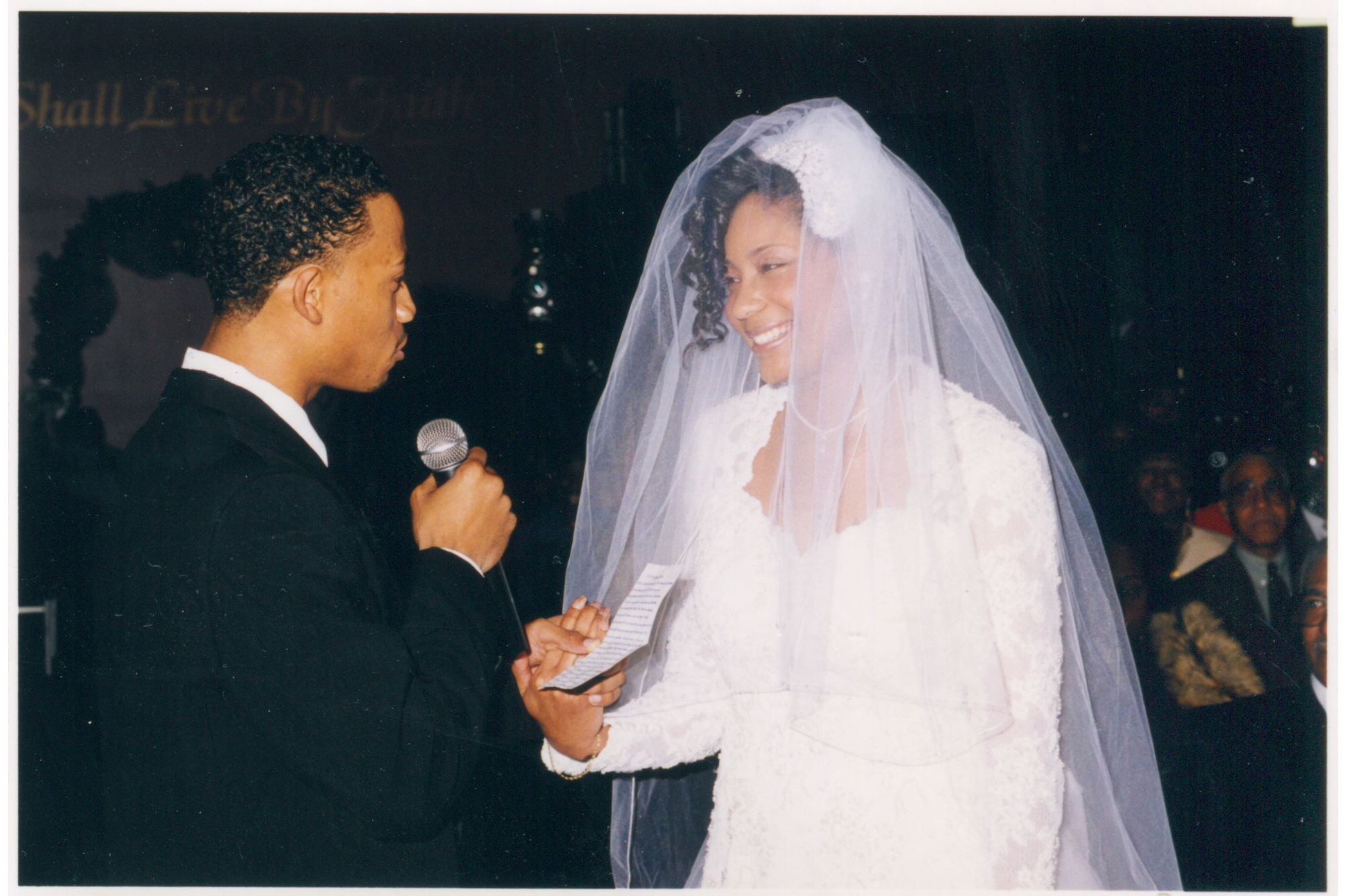 “Wedding vows, December 11, 1999” 