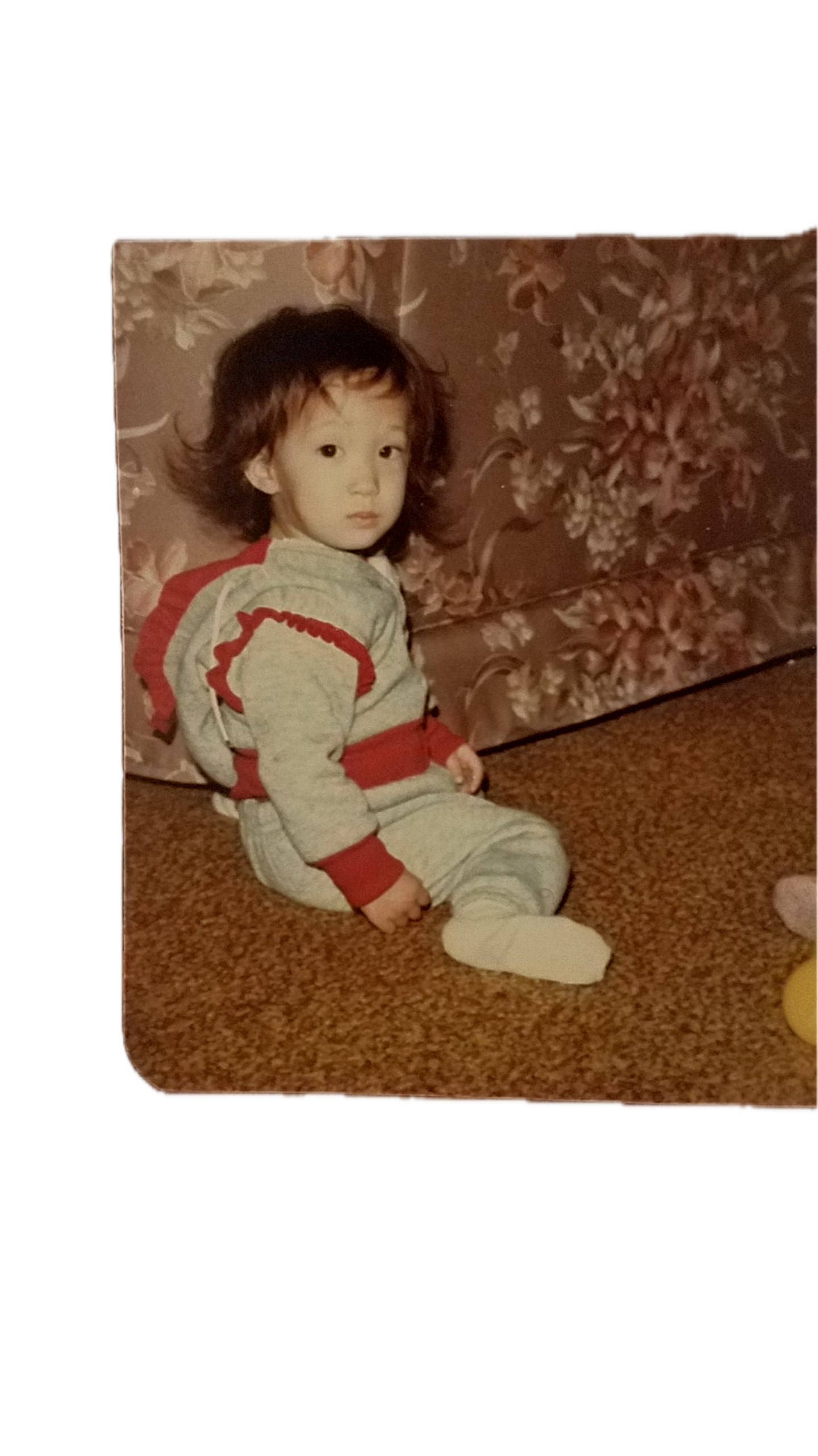 Baby Kira back in the 80s