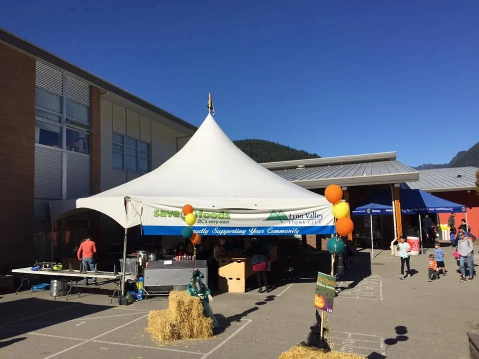 Lynn Valley Elementary Pumpkin Patch 2013 Cookshack for the students