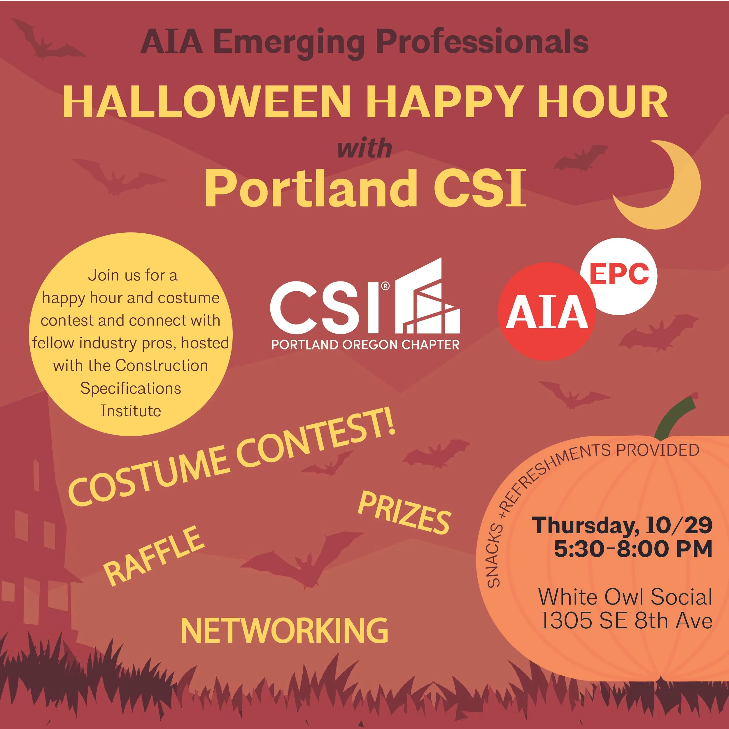 AIAO EP x CSI Portland Halloween Happy Hour