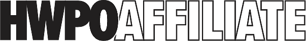 HWPO Logo. We are an affiliate of HWPO (Hard Work Pays Off) in Madison, Wisconsin and use their programming in our classes and for suggested Open Gym sessions.