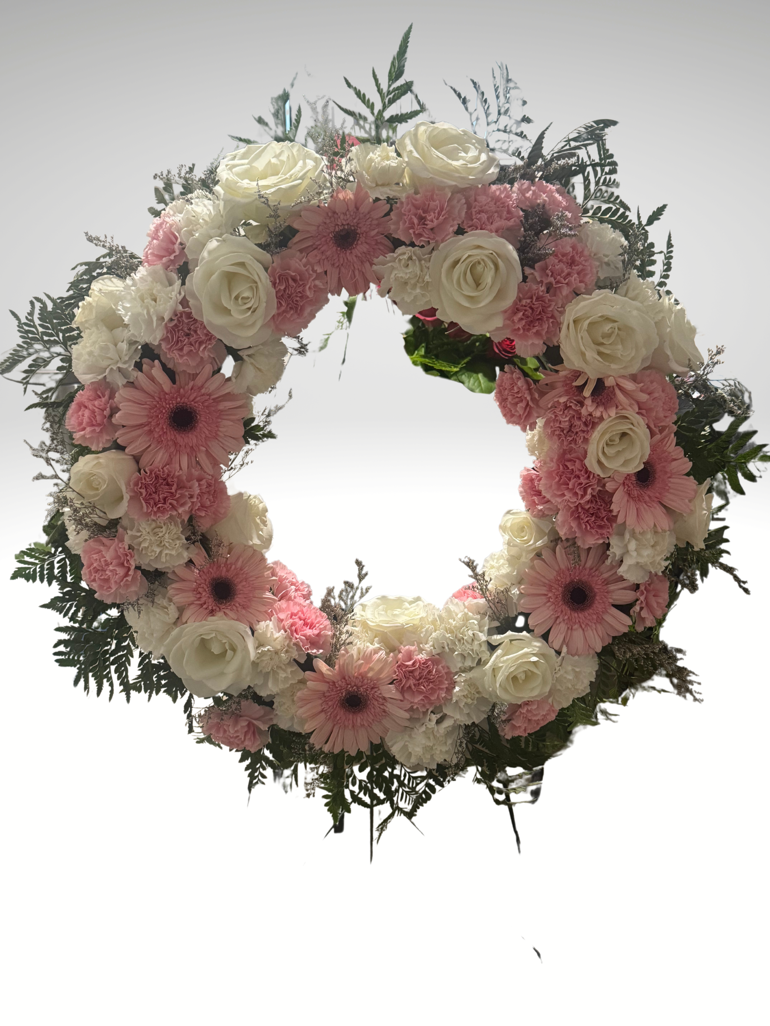 Blush & Ivory Garden of Memories Wreath