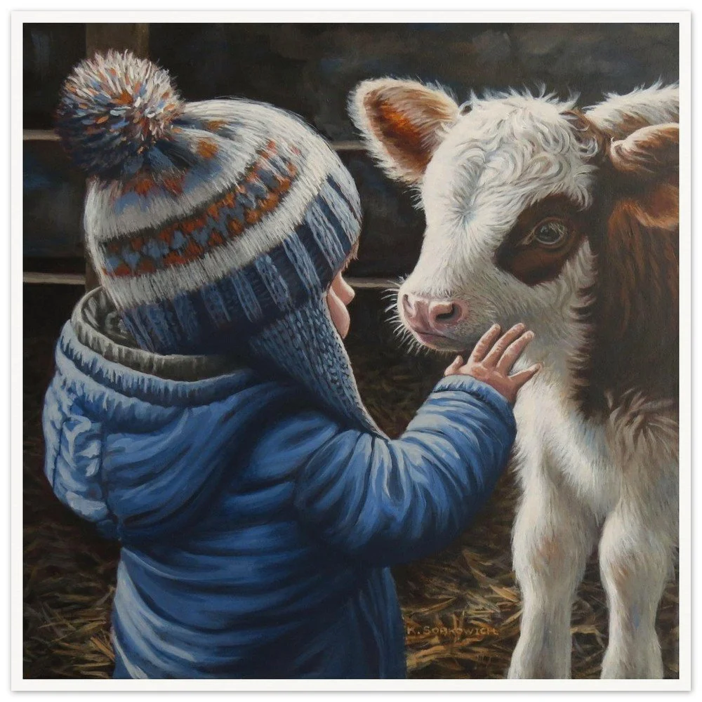 "Curiosity Times Two" Museum-Quality Matte Paper Print