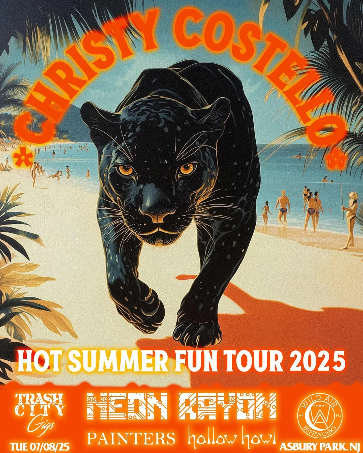 Trash City Gigs presents Hollow Howl at Wild Air Beer Works, Asbury Park, NJ with Christy Costello and Neon Rayon, 2025