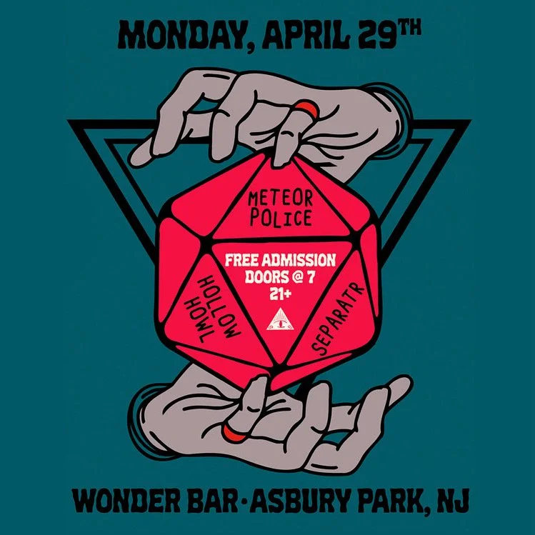 Happy Mondays with Hollow Howl and Meteor Police at Wonder Bar, Asbury Park, NJ 2024