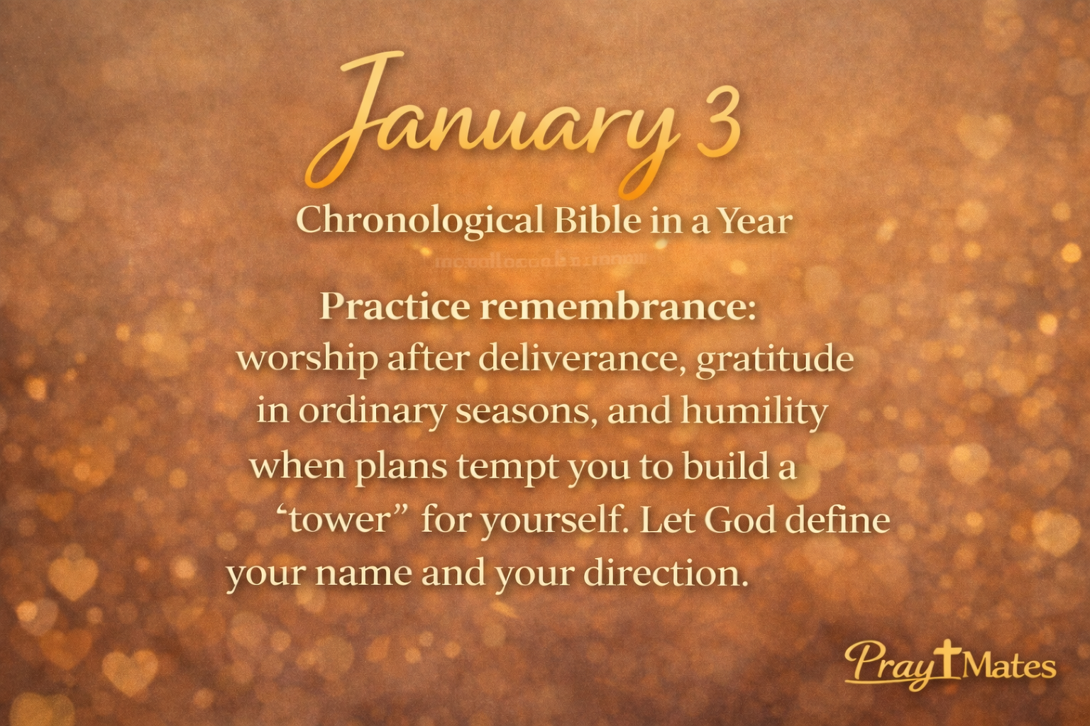 January 3 - Covenant, Nations, and Babel