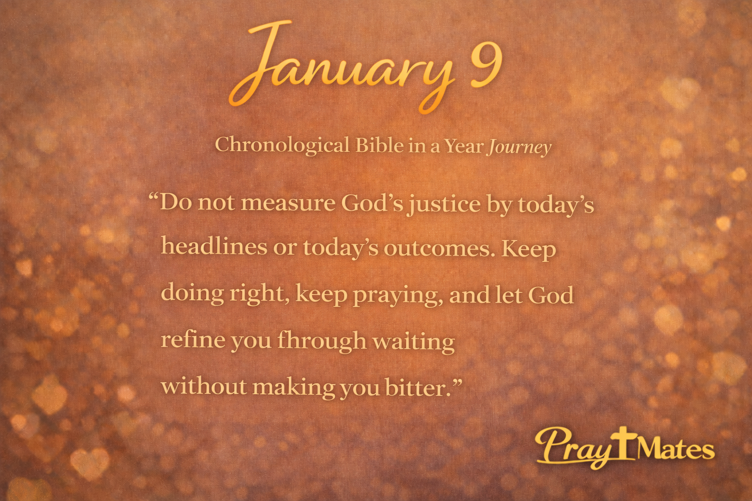 January 9 - When the Wicked Prosper
