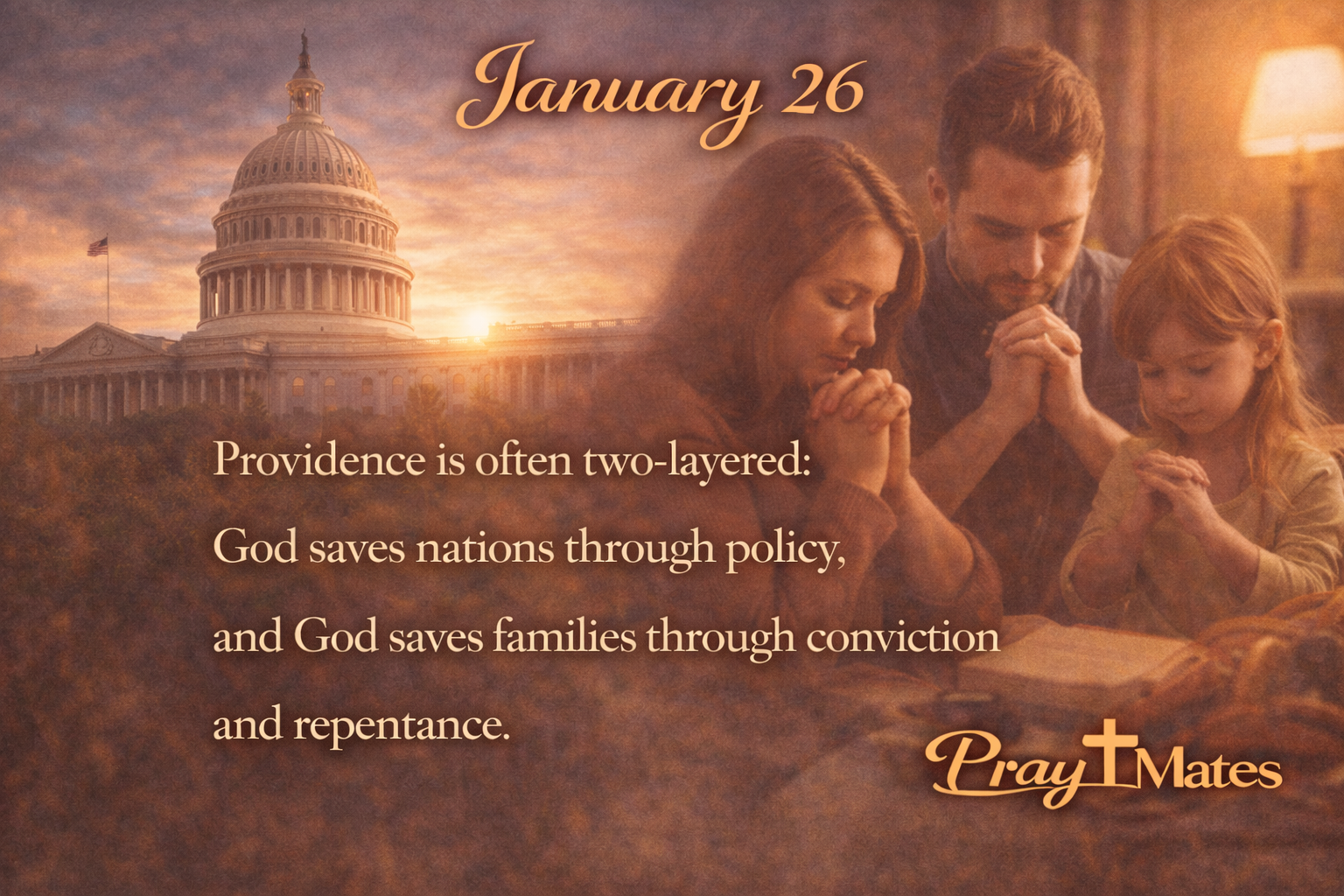 January 26 - Wisdom for Leadership and Conviction of Conscience