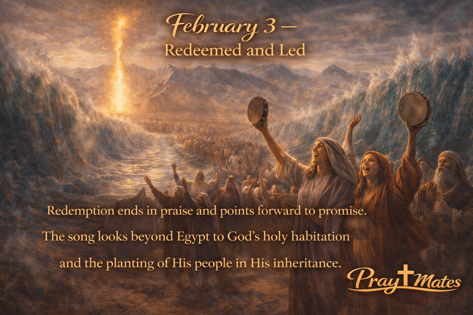 February 3 - Redeemed and Led
