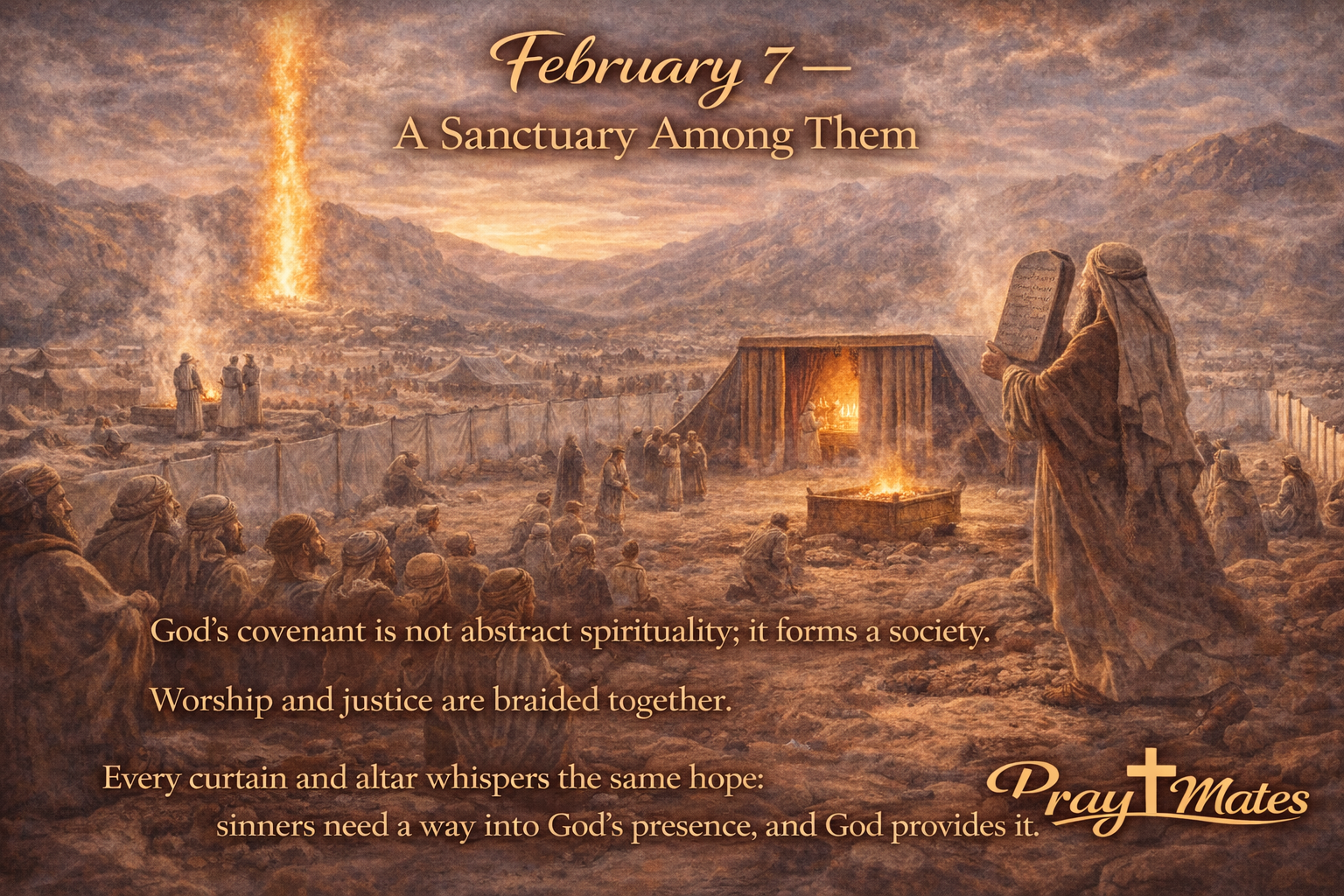 February 7 - A Sanctuary Among Them