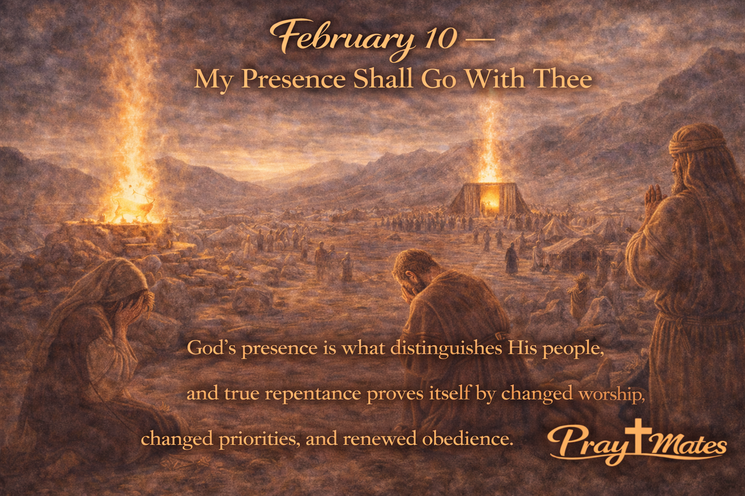 February 10 - My Presence Shall Go With Thee